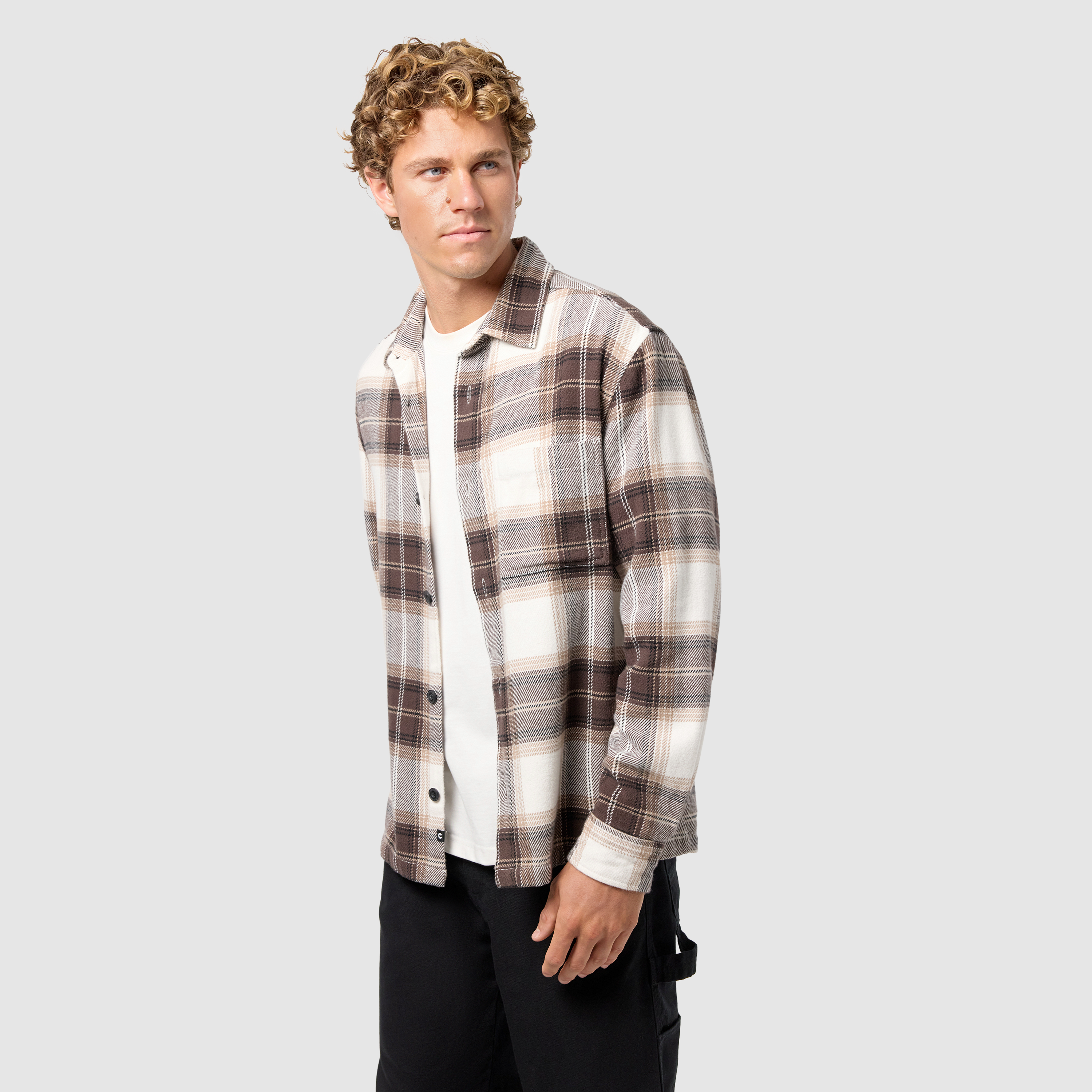 Brown Baltic Check Overshirt