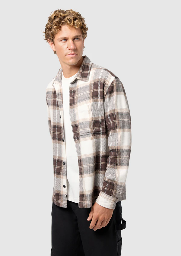Brown Baltic Check Overshirt