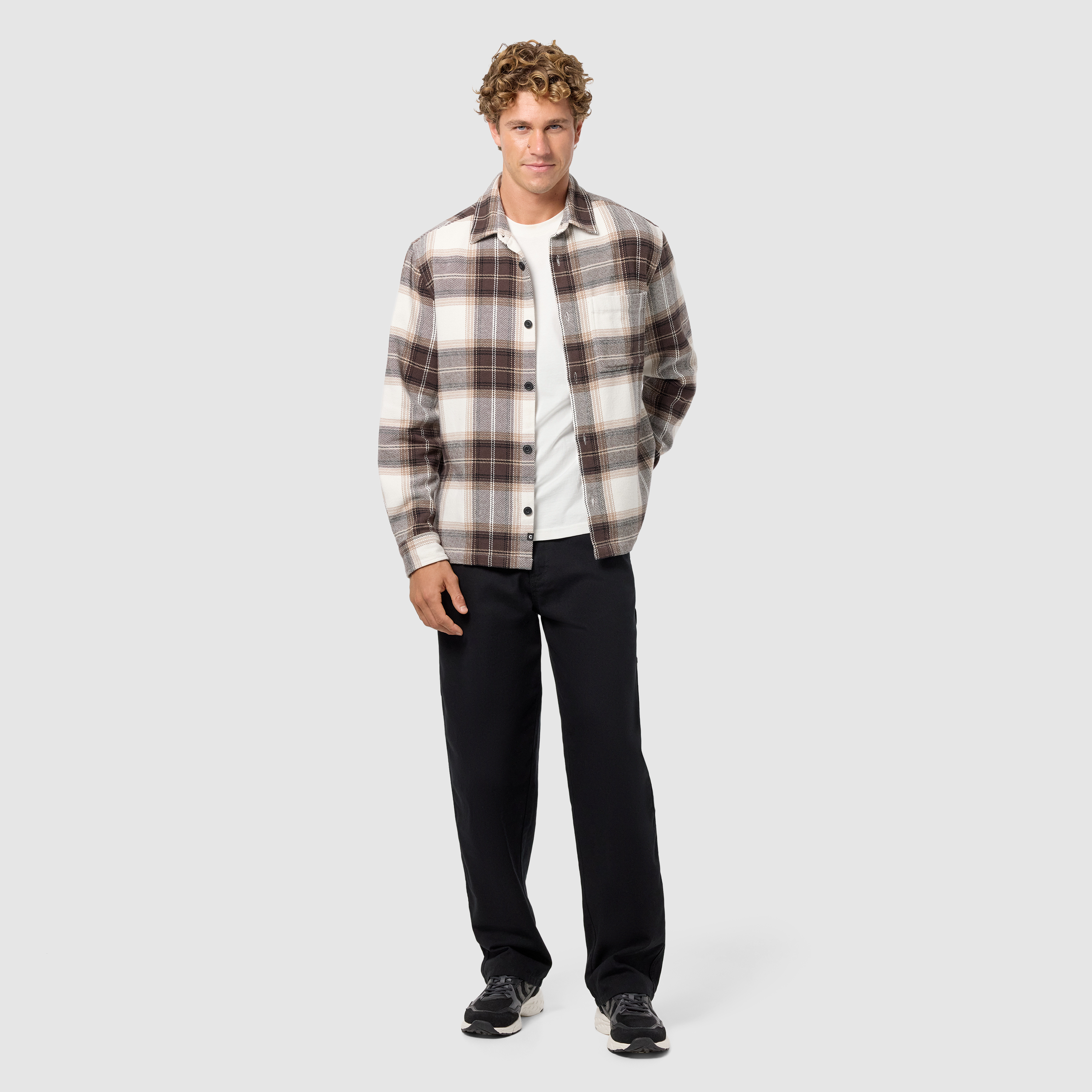 Brown Baltic Check Overshirt