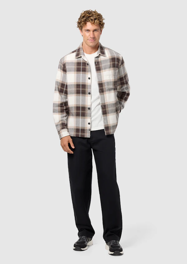 Brown Baltic Check Overshirt