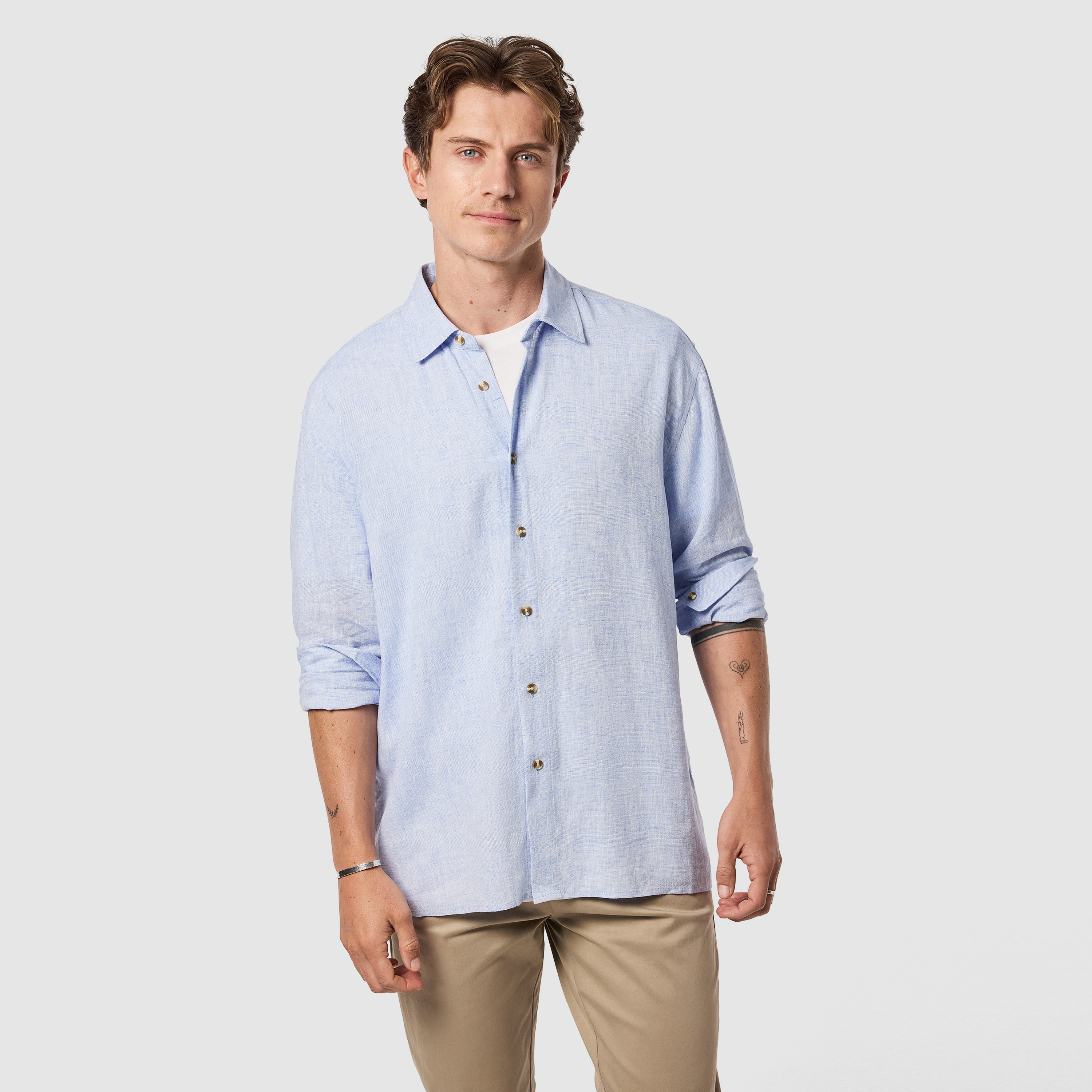 Kieran Linen Blend Shirt