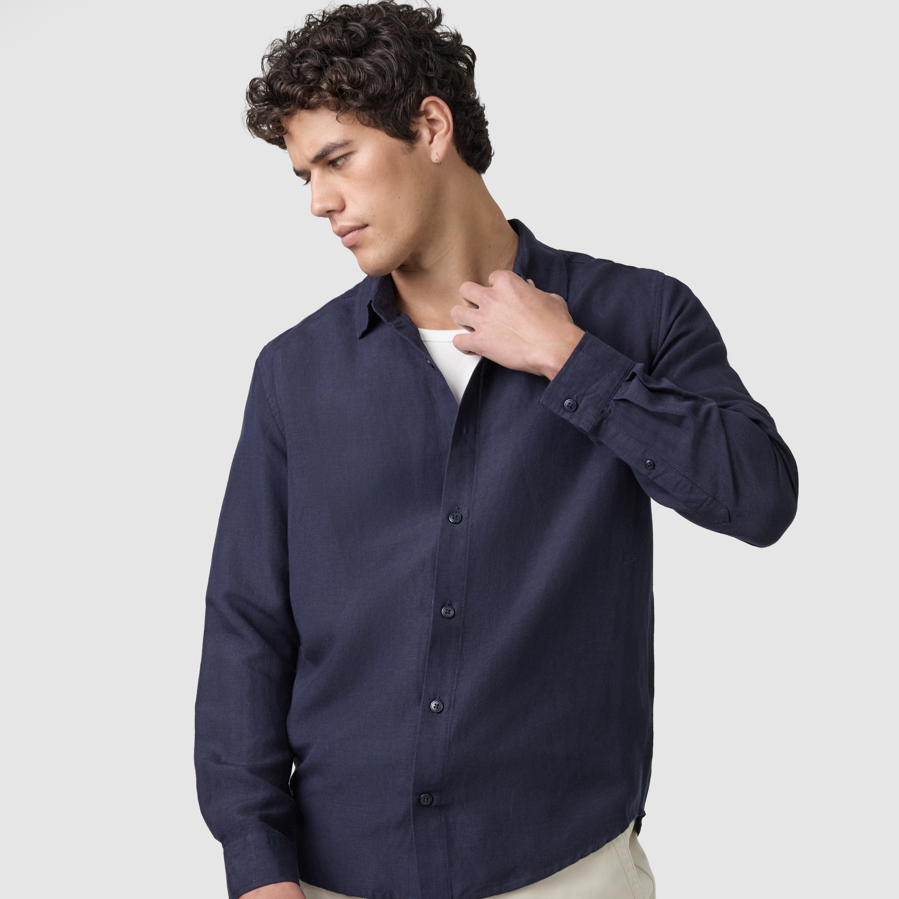 Solomon Viscose Linen Shirt