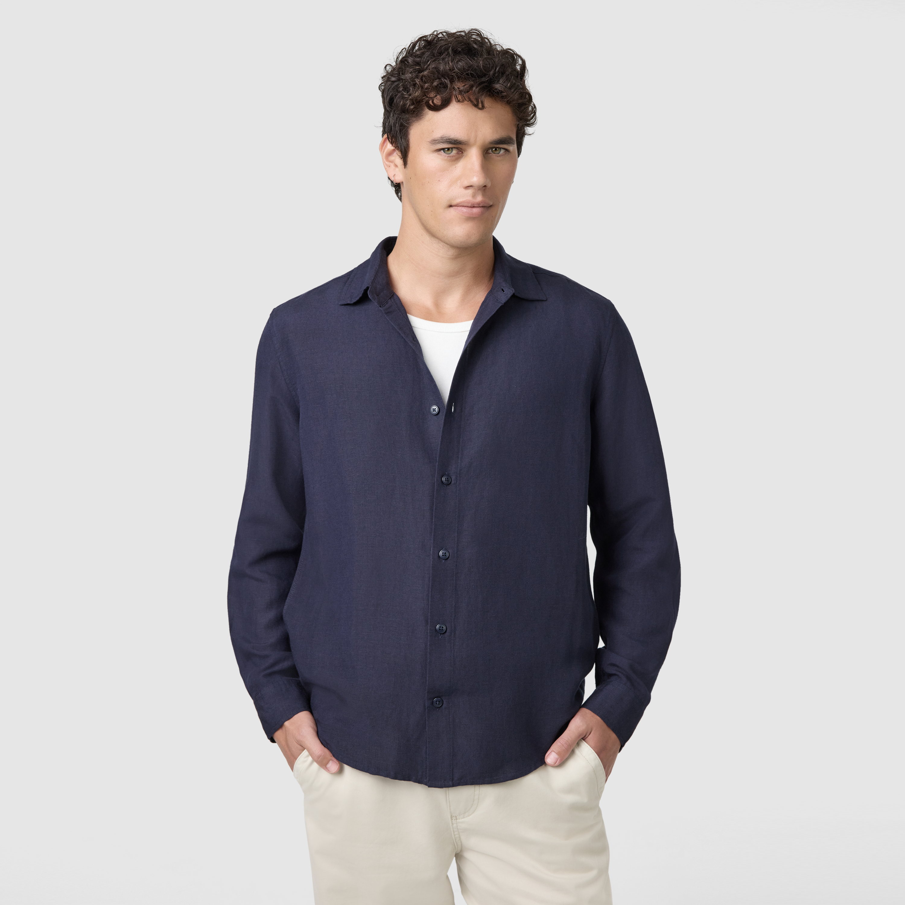Solomon Viscose Linen Shirt