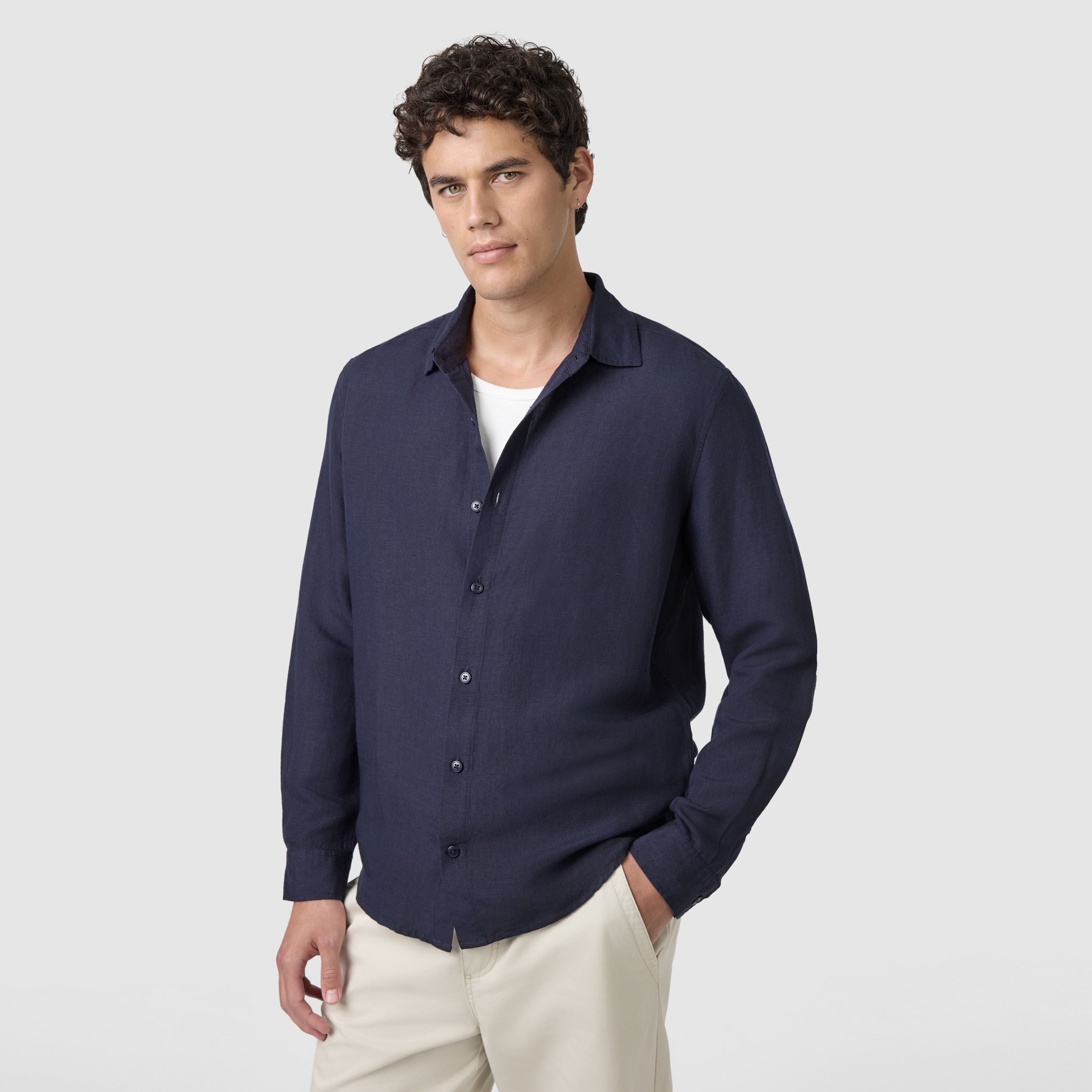 Solomon Viscose Linen Shirt