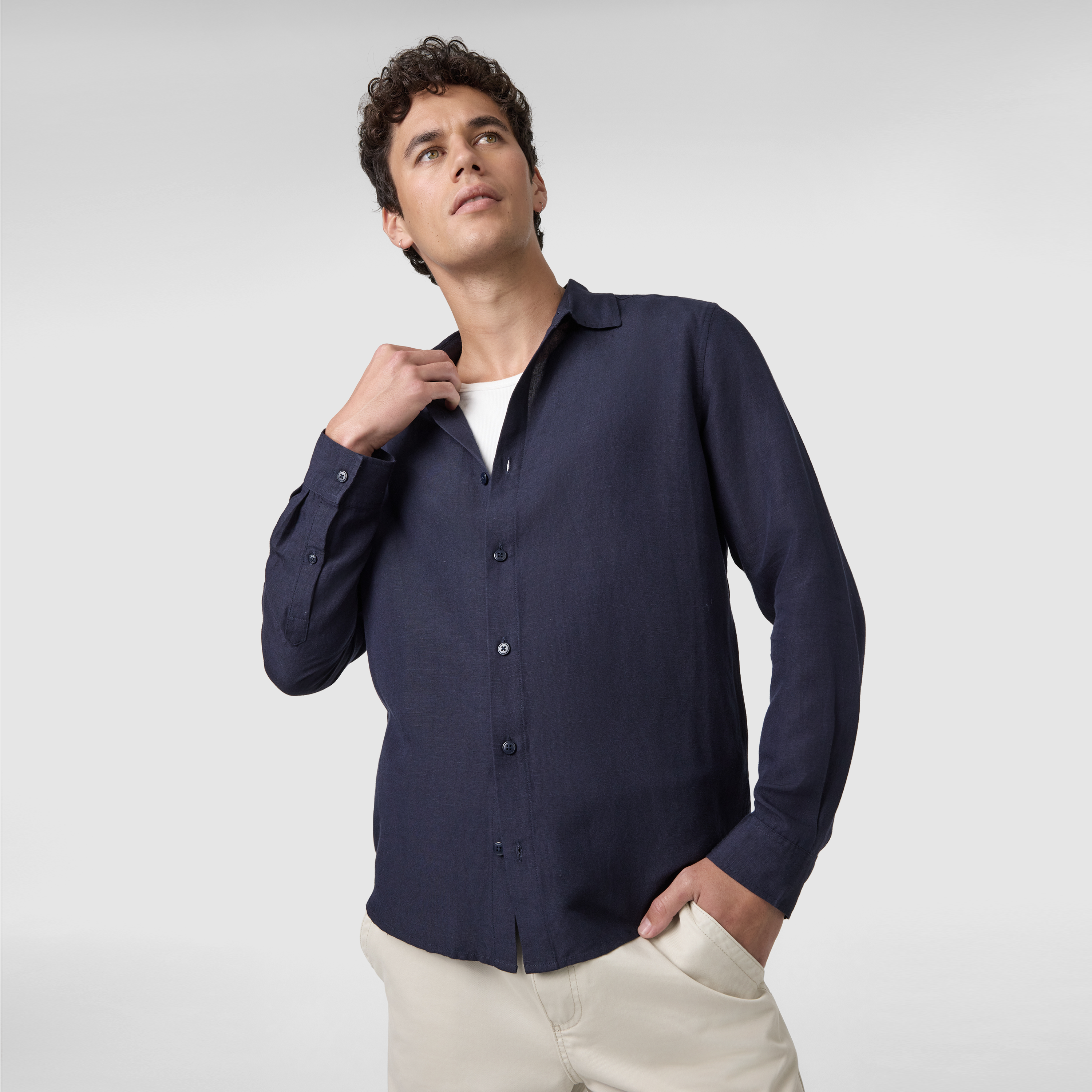 Solomon Viscose Linen Shirt