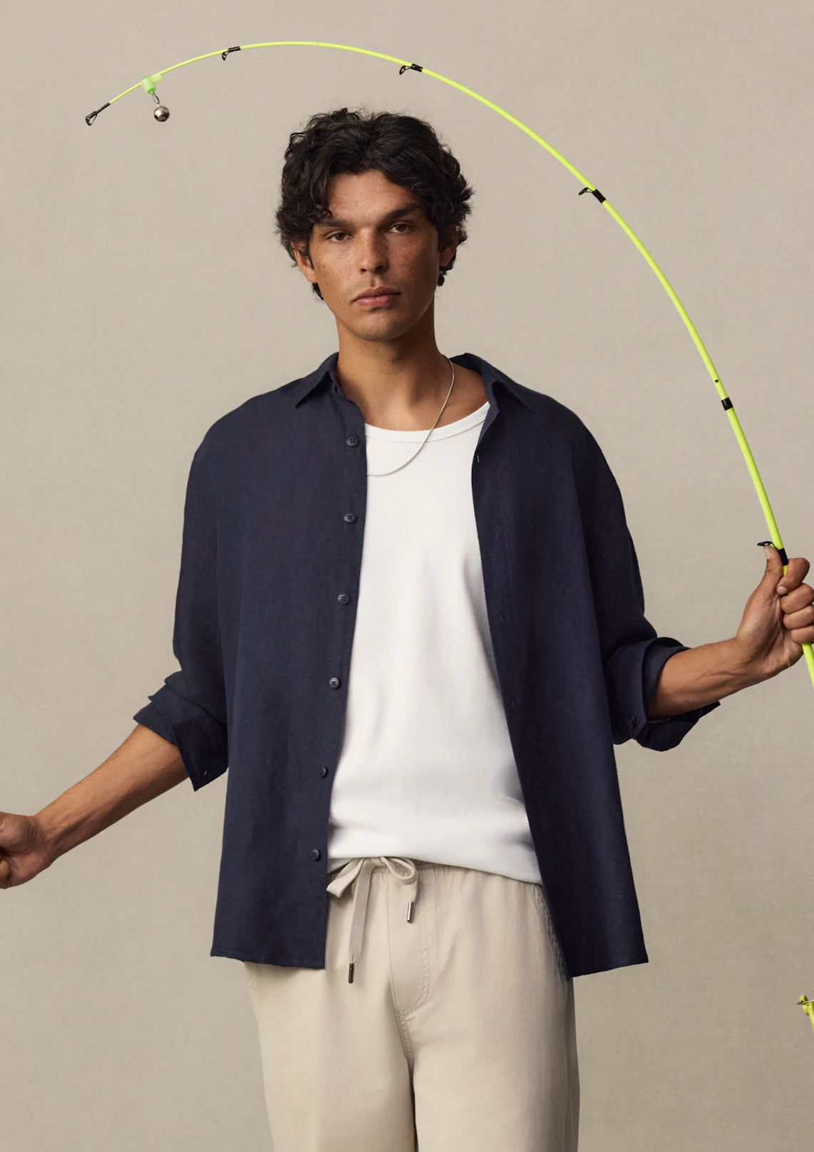Solomon Viscose Linen Shirt