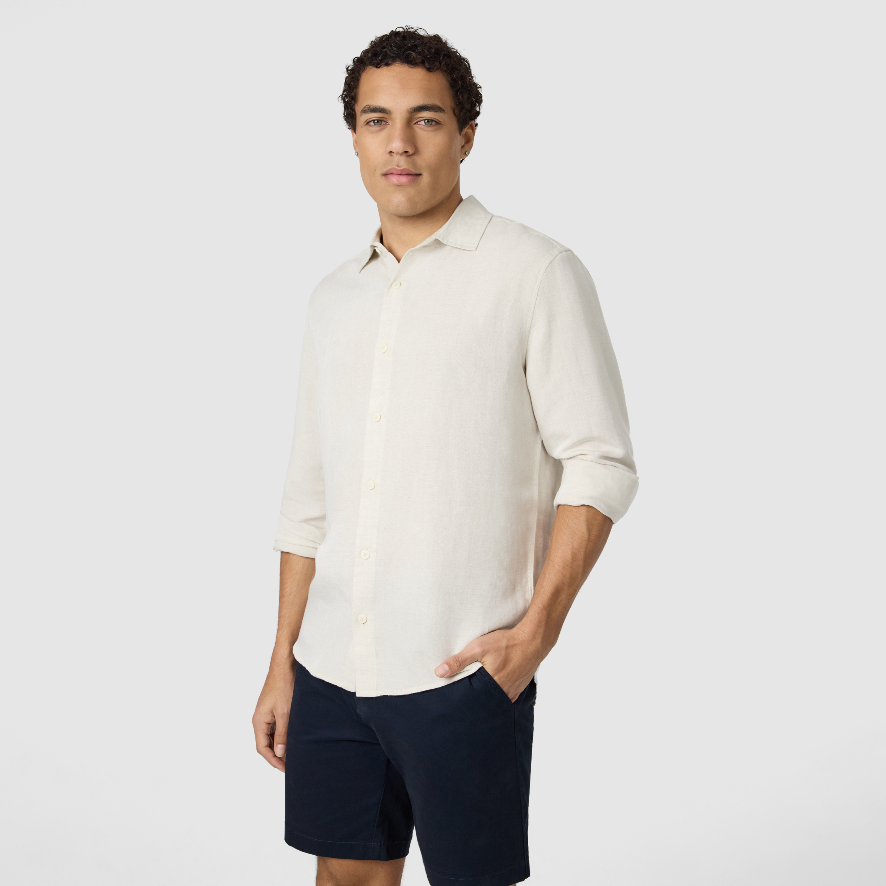 Solomon Viscose Linen Shirt