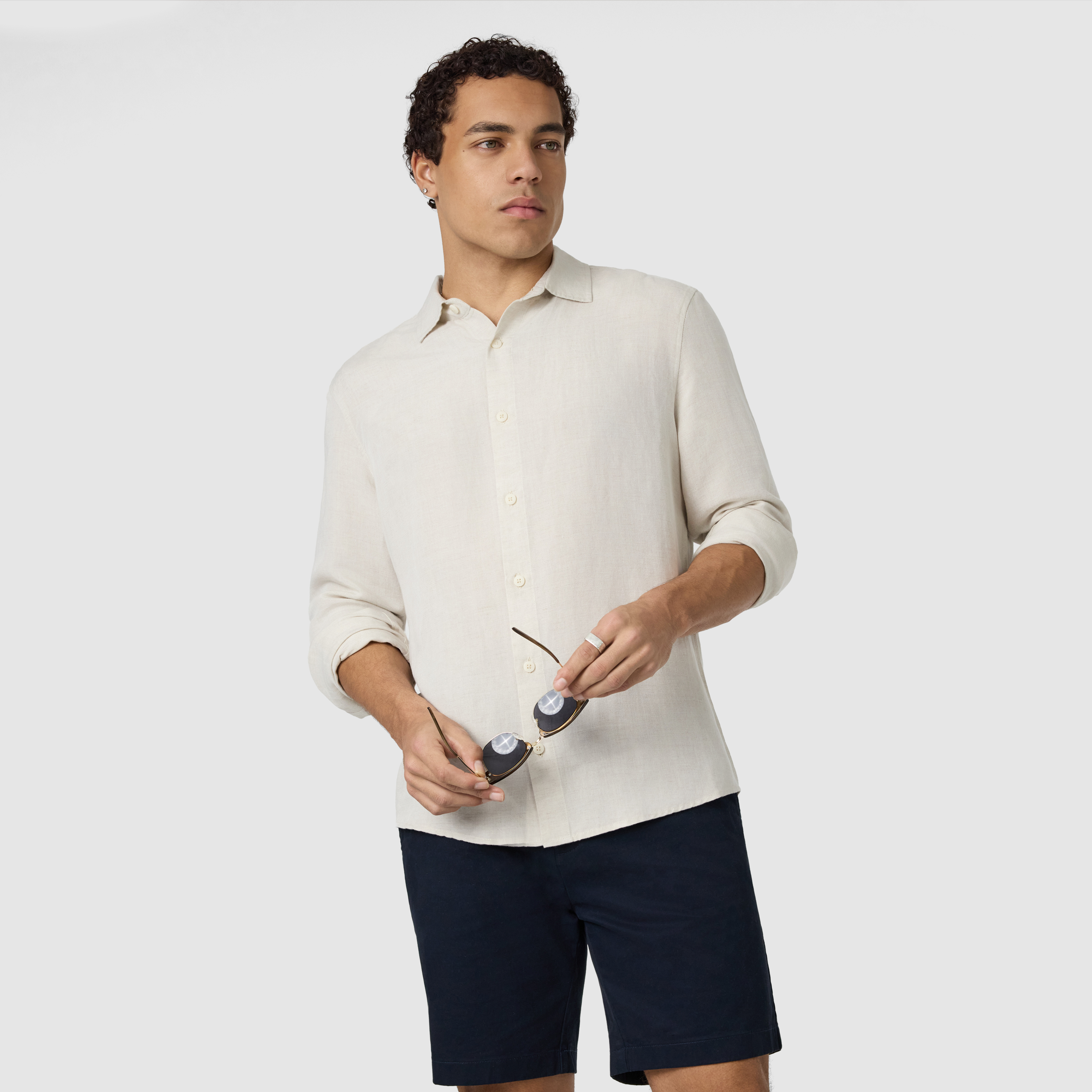 Solomon Viscose Linen Shirt