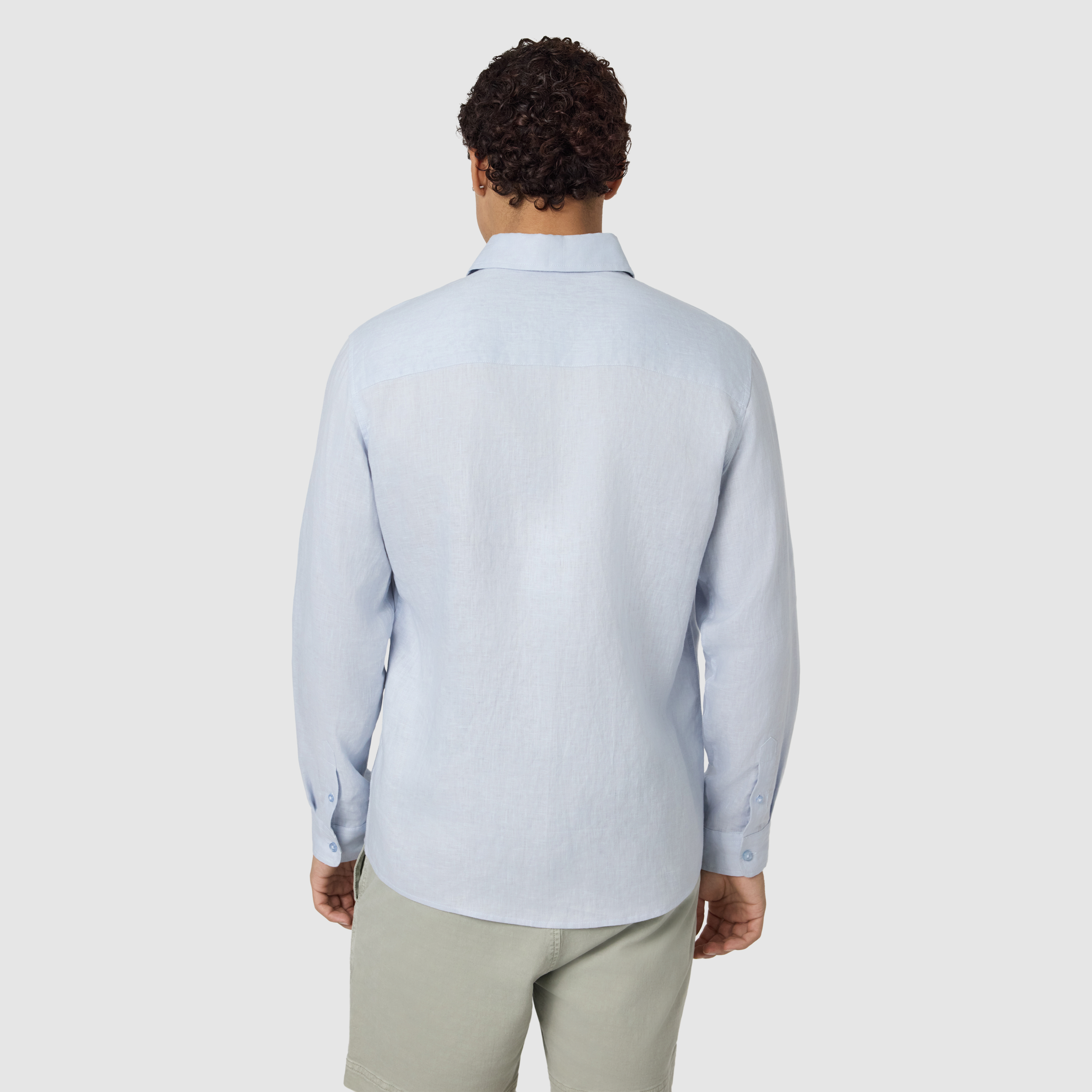 Light Blue Hamilton Linen Shirt