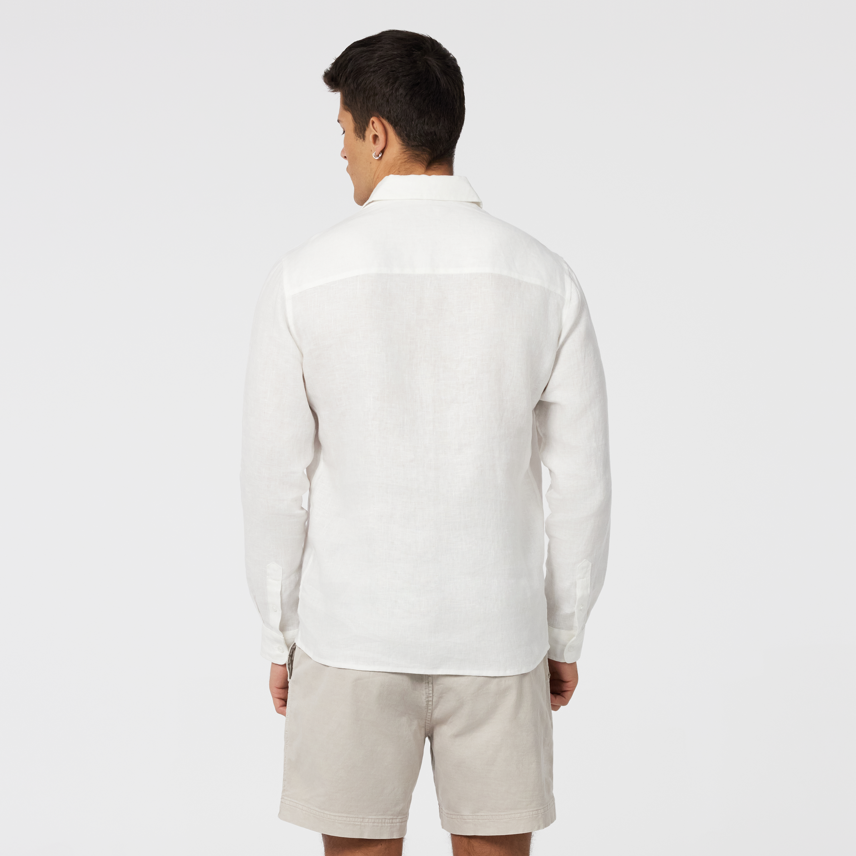 White Hamilton Linen Shirt