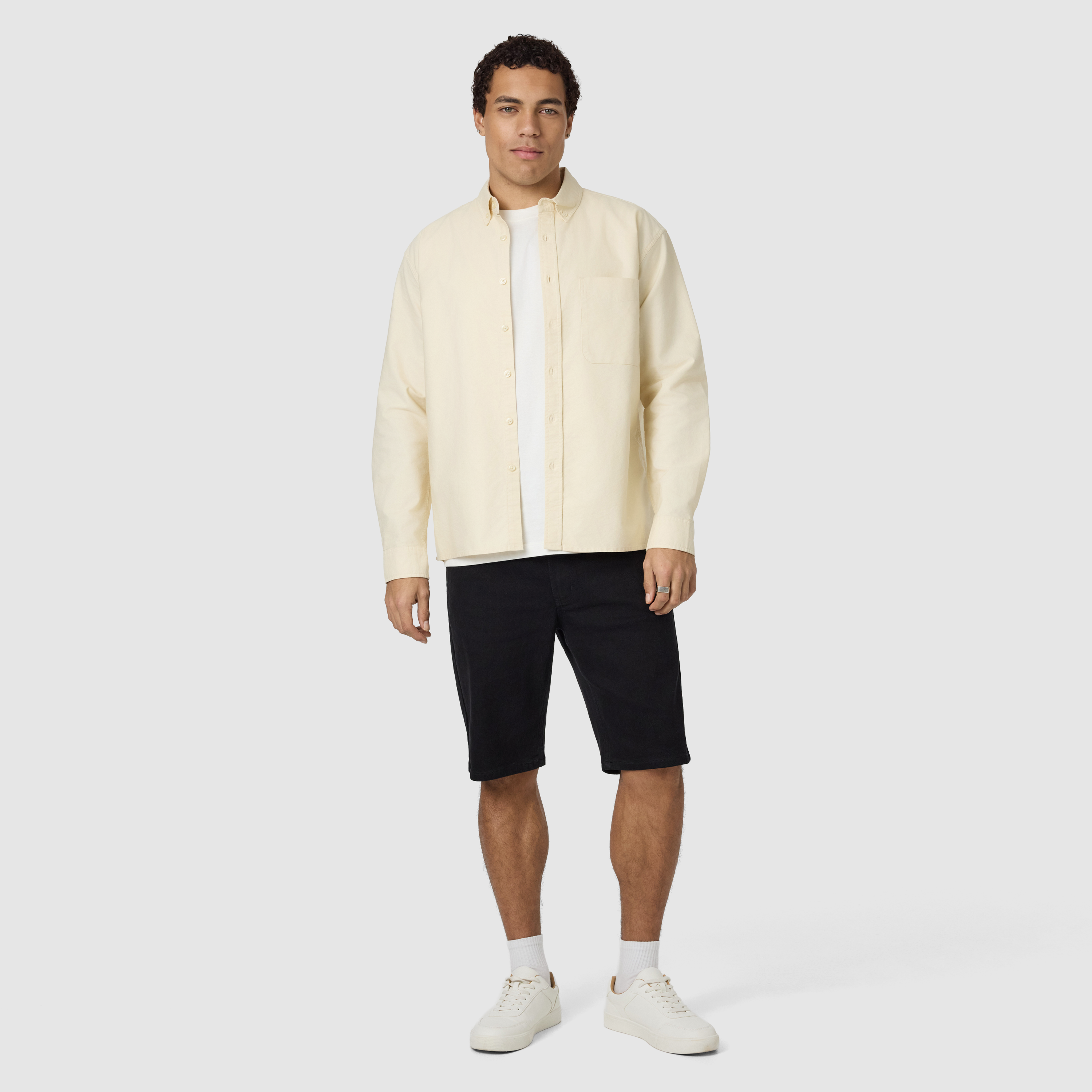 Yellow Berkley Boxy Oxford Shirt