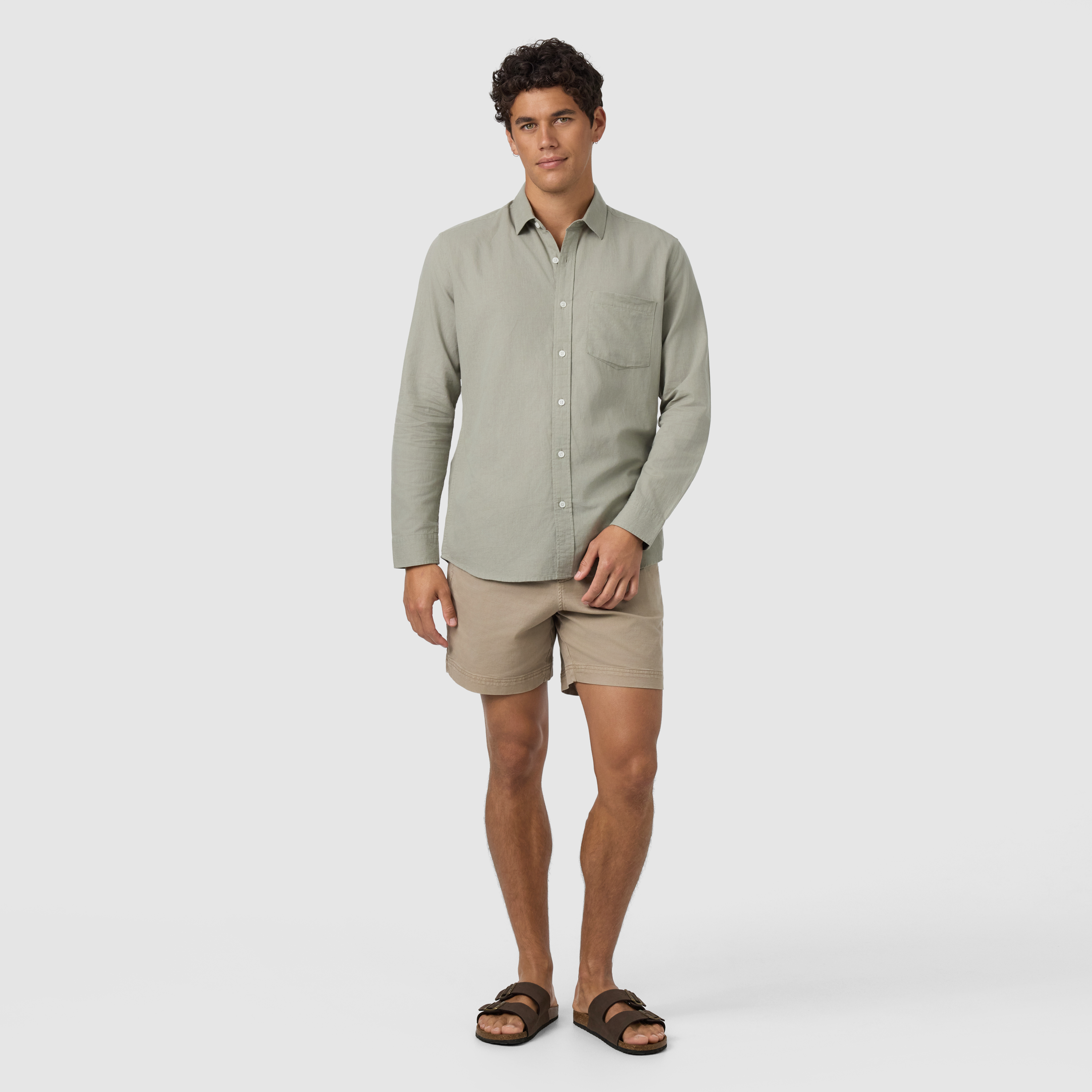Mint Cuba Cotton Linen Shirt