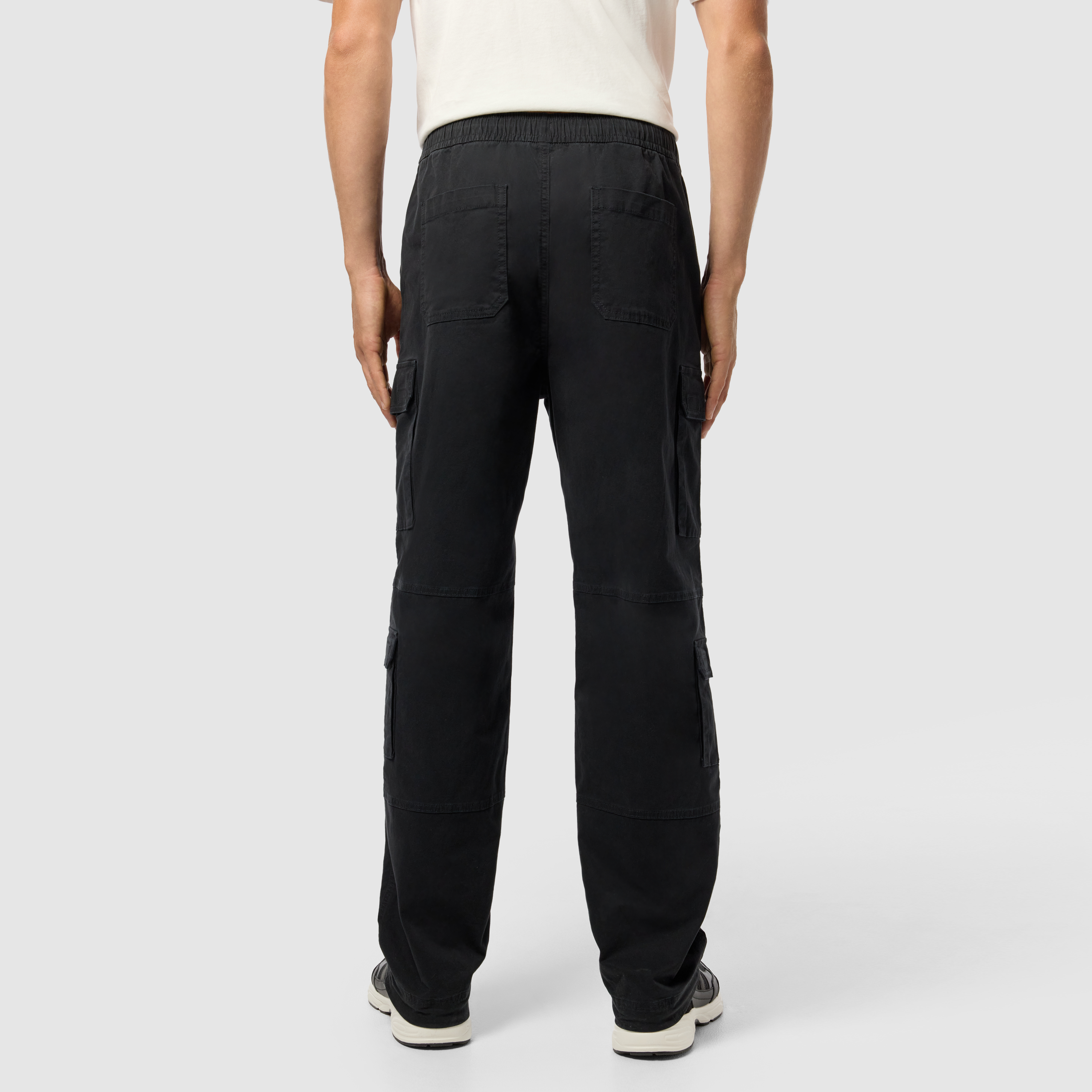 Black Jordon Loose Cargo Pant