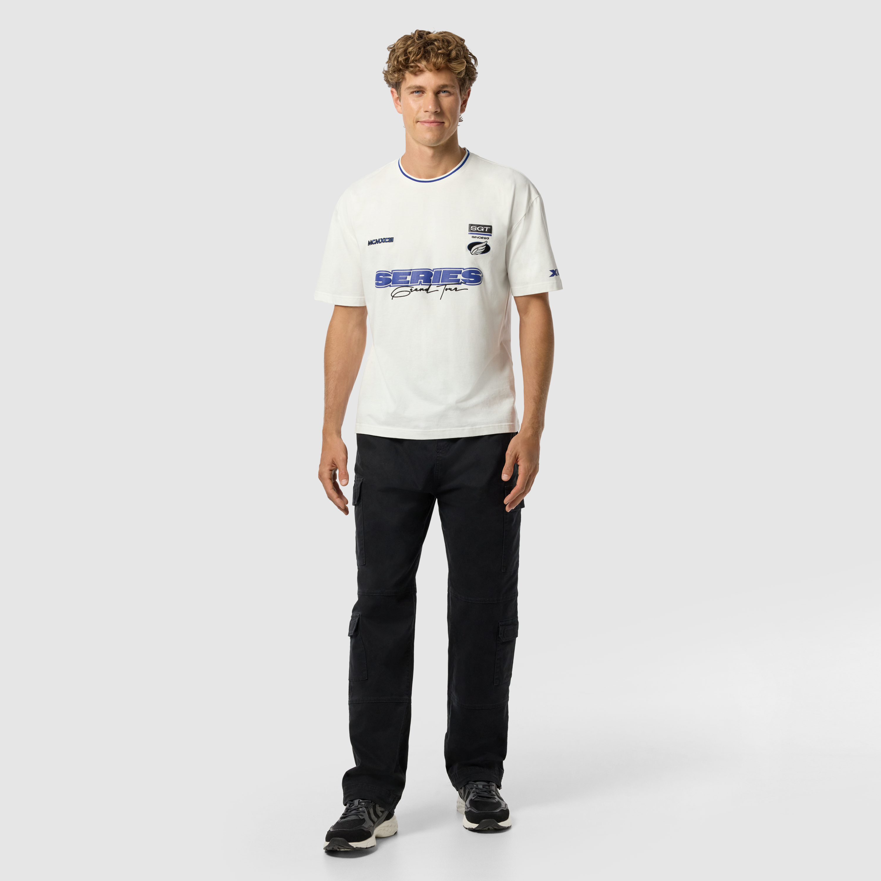 Black Jordon Loose Cargo Pant