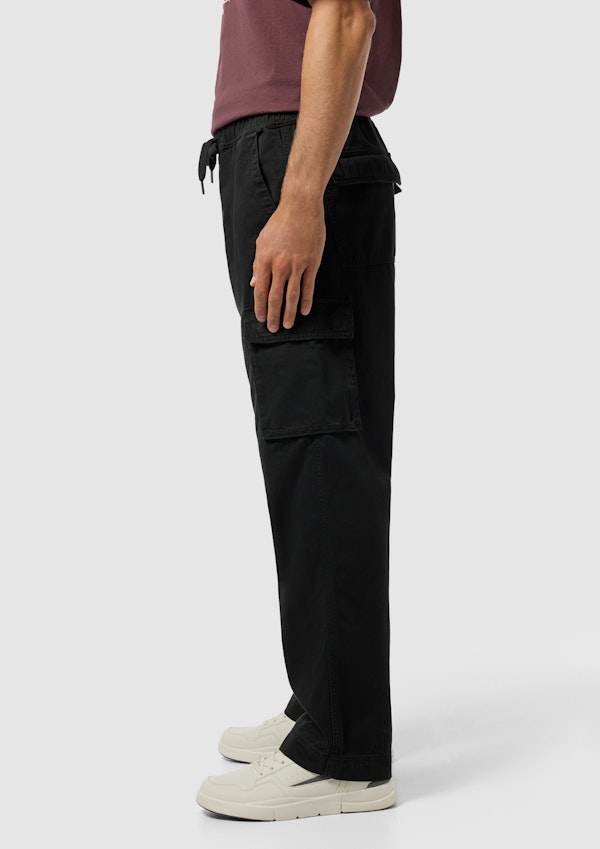 Black Bryant Loose Cargo Pant