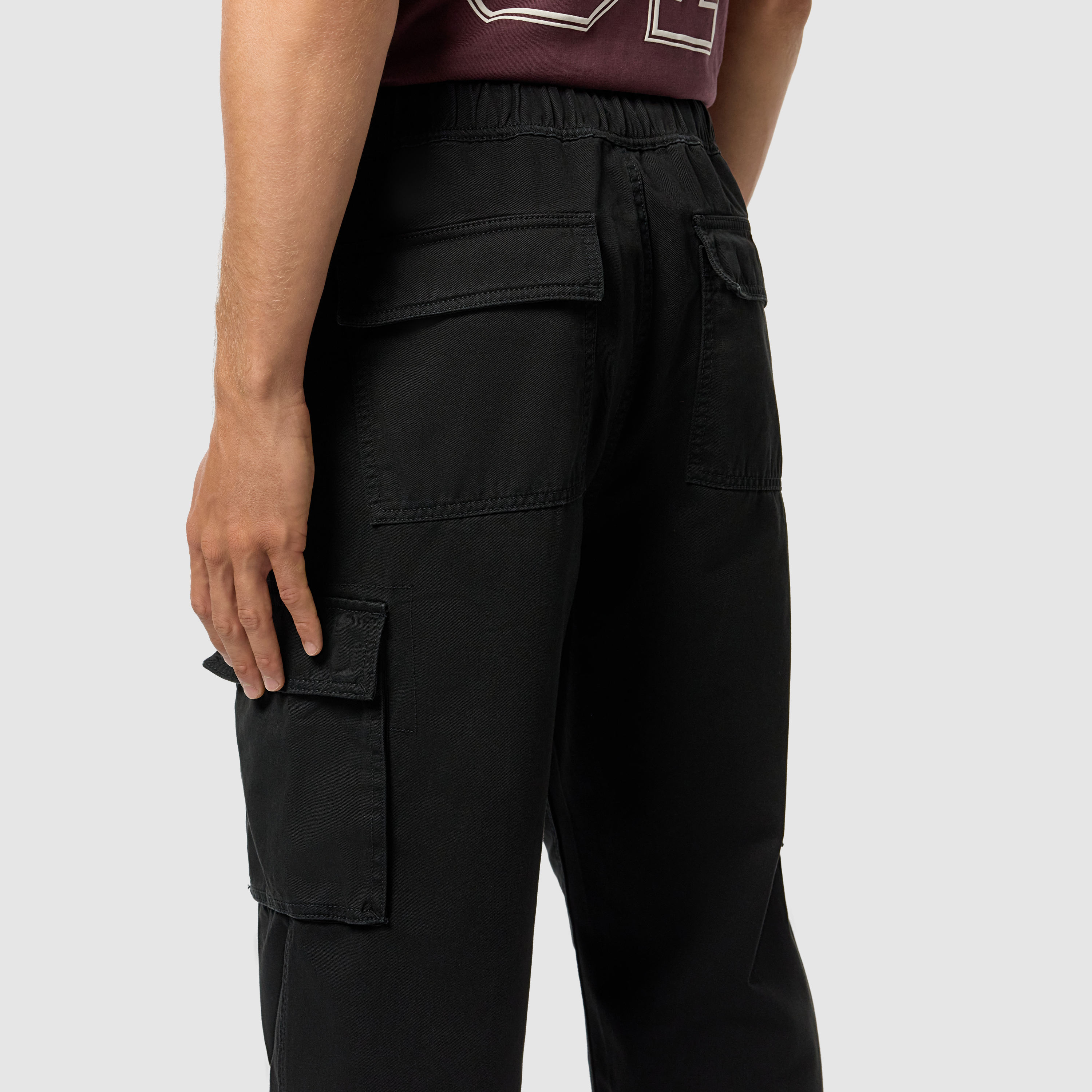 Black Bryant Loose Cargo Pant