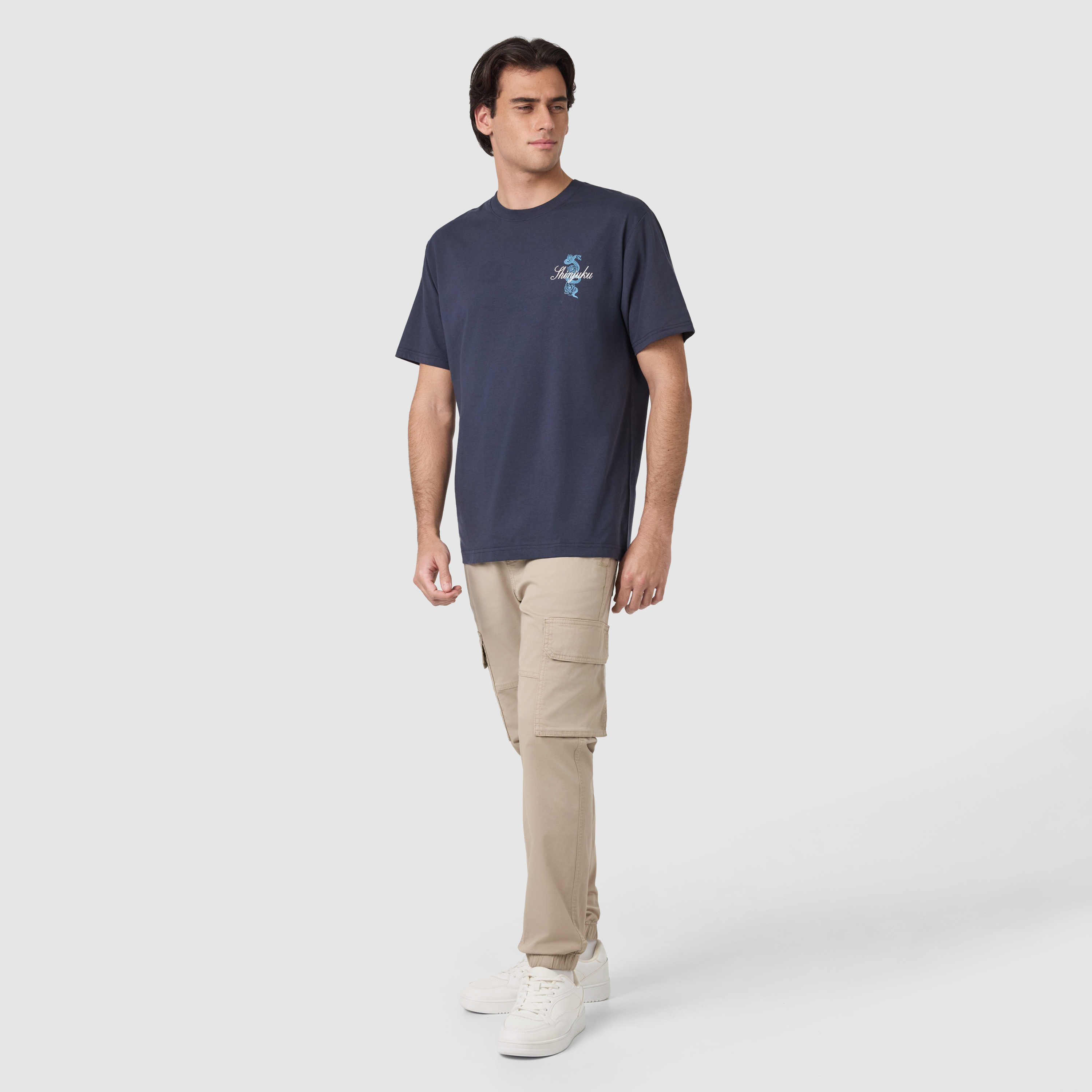 Stone Tyson Cuffed Stretch Cargo