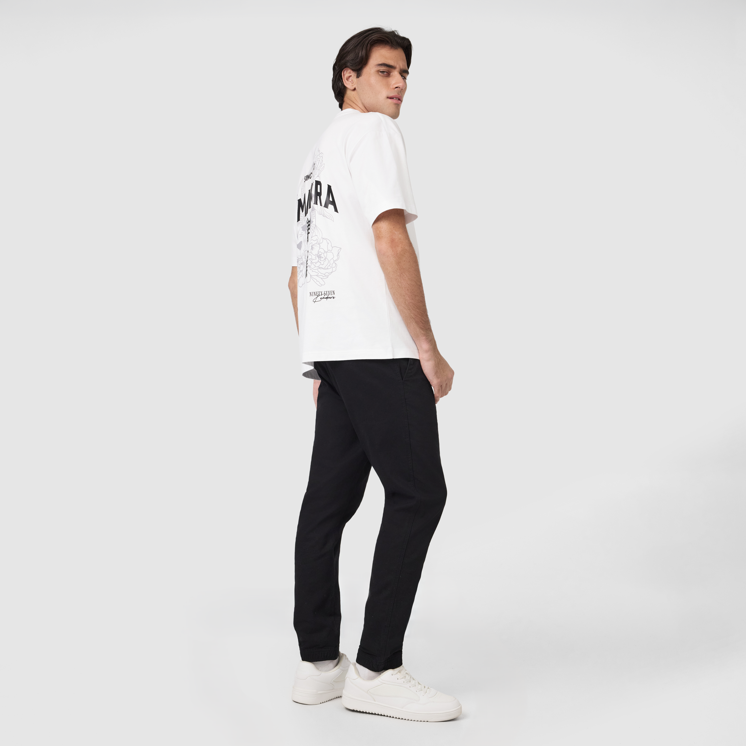 Black Albion Cuffed Pant