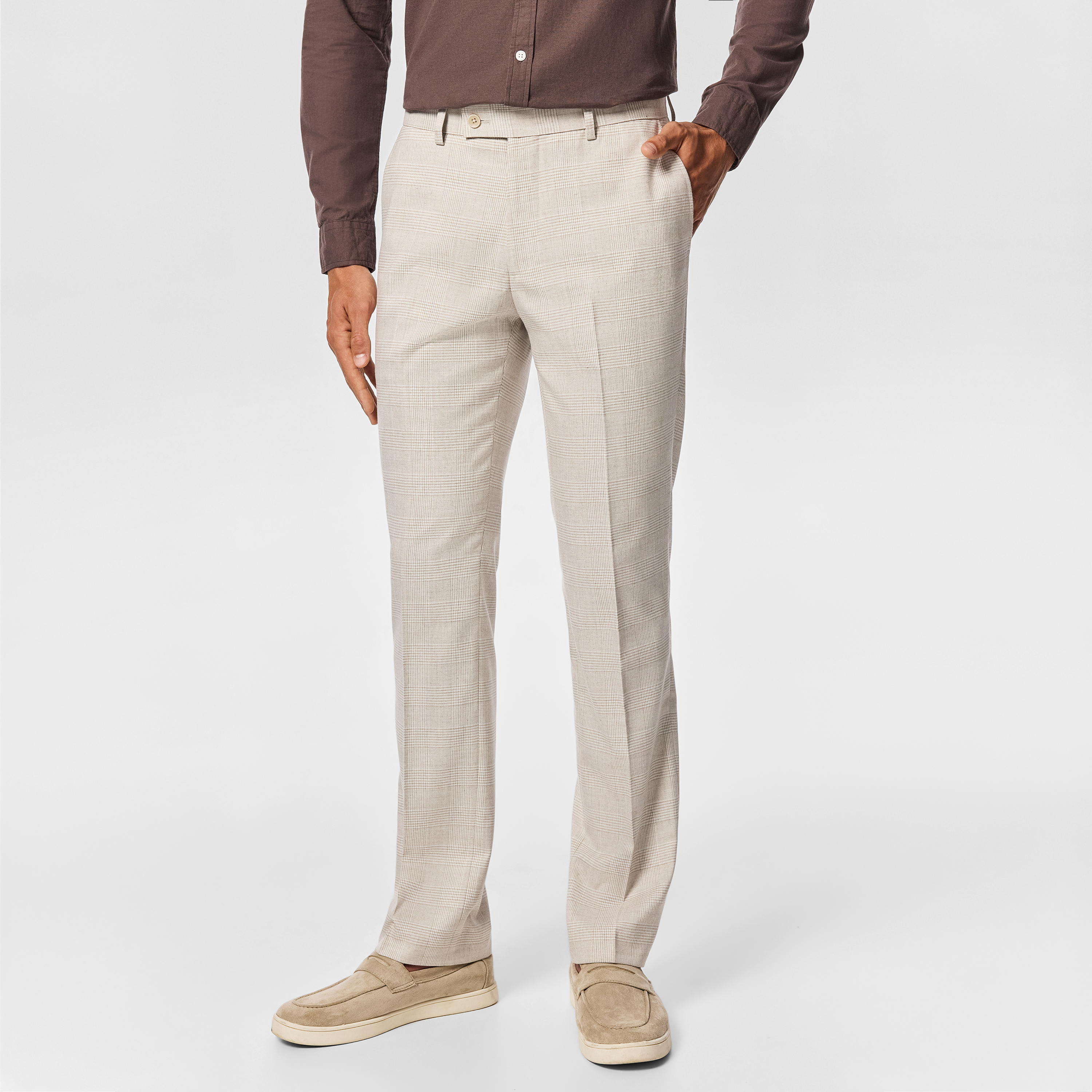 Jubilee Classic Check Stretch Dress Pant