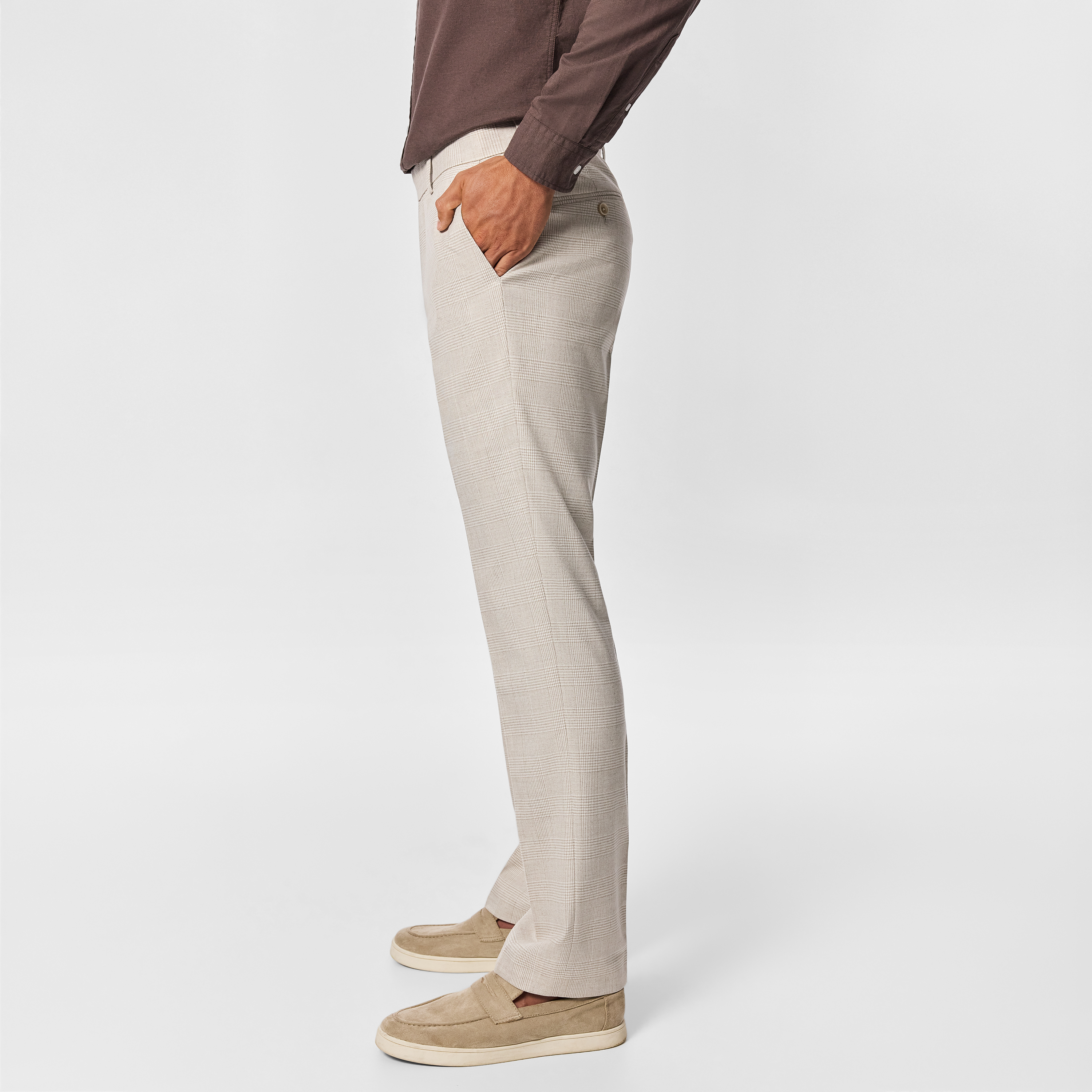 Jubilee Classic Check Stretch Dress Pant