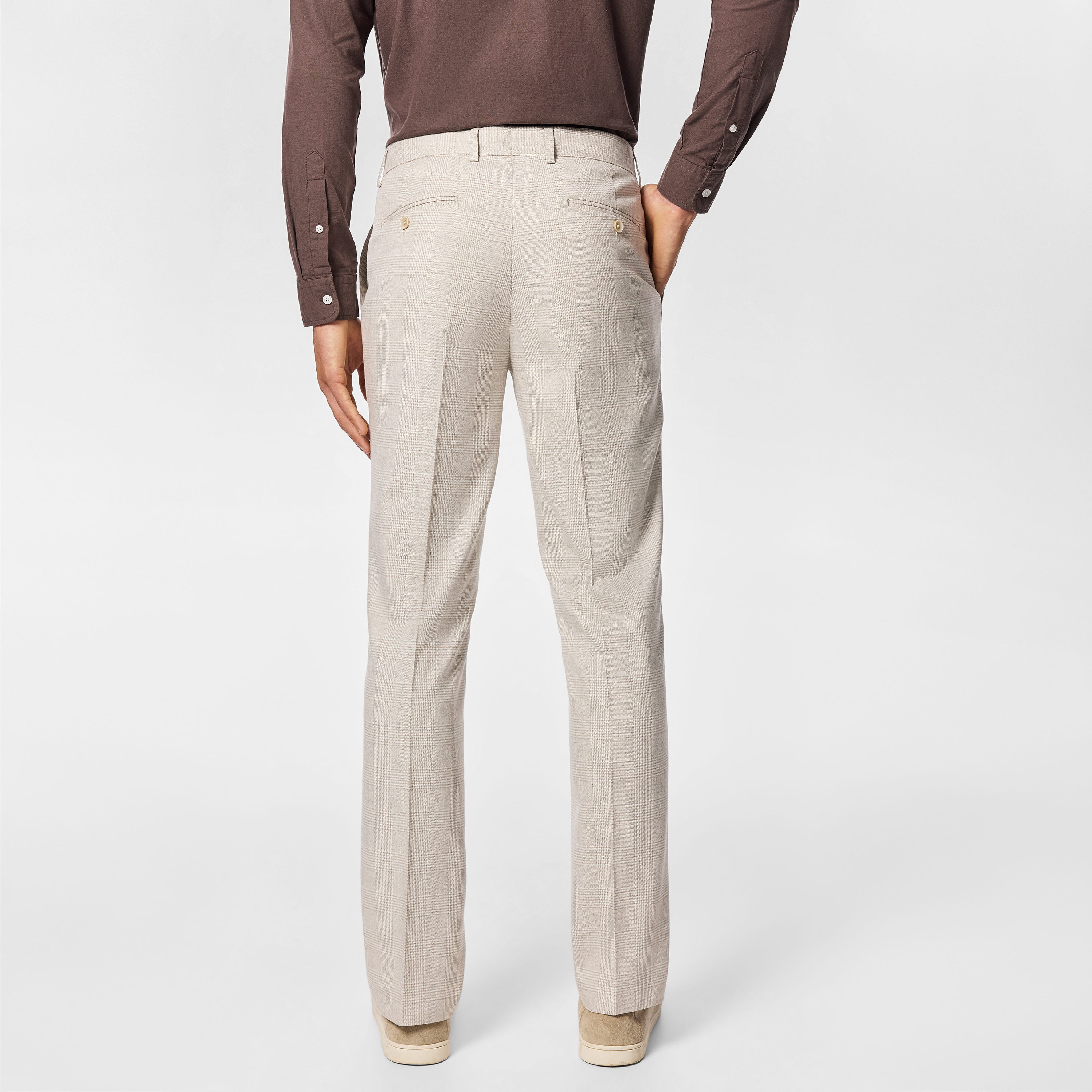 Jubilee Classic Check Stretch Dress Pant