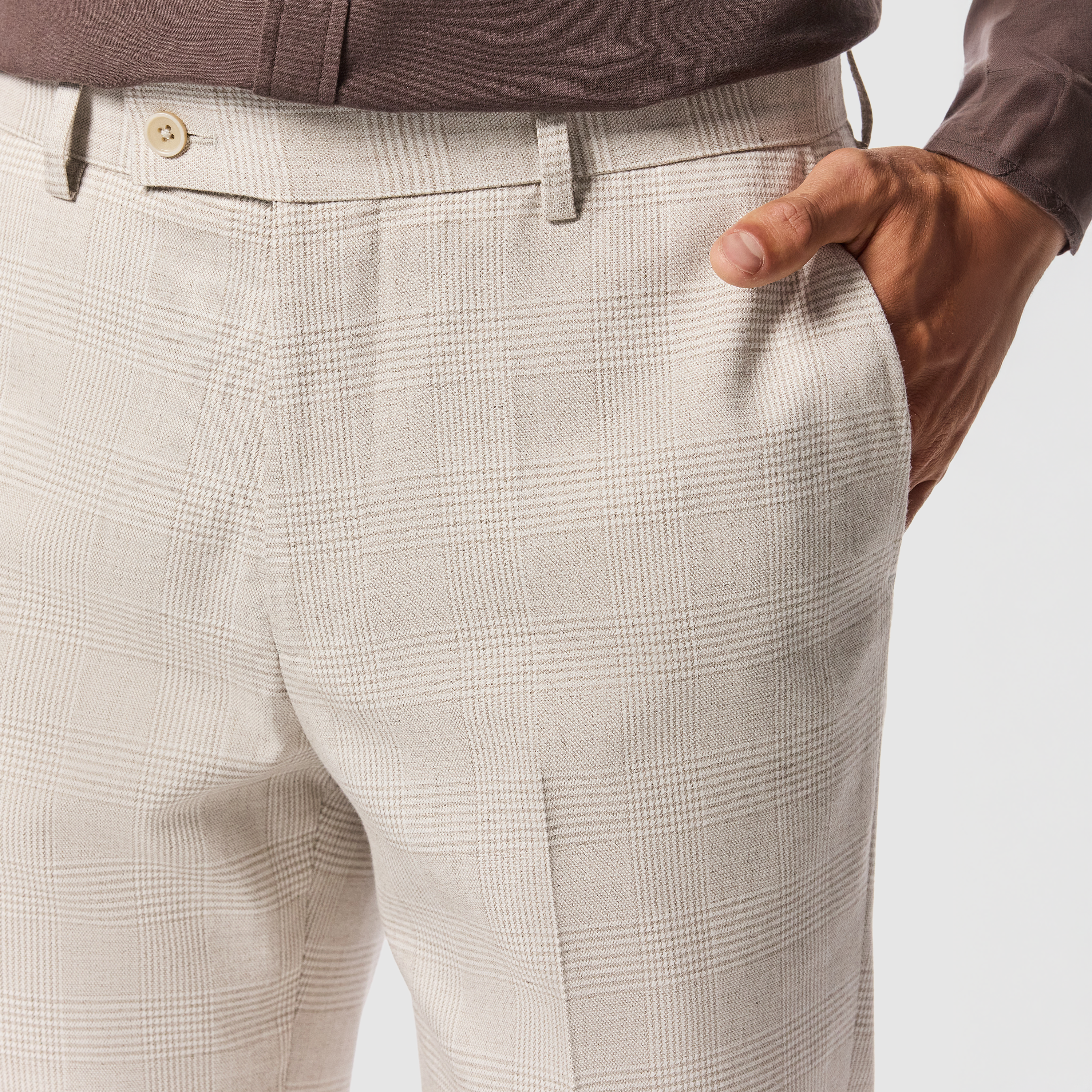 Jubilee Classic Check Stretch Dress Pant