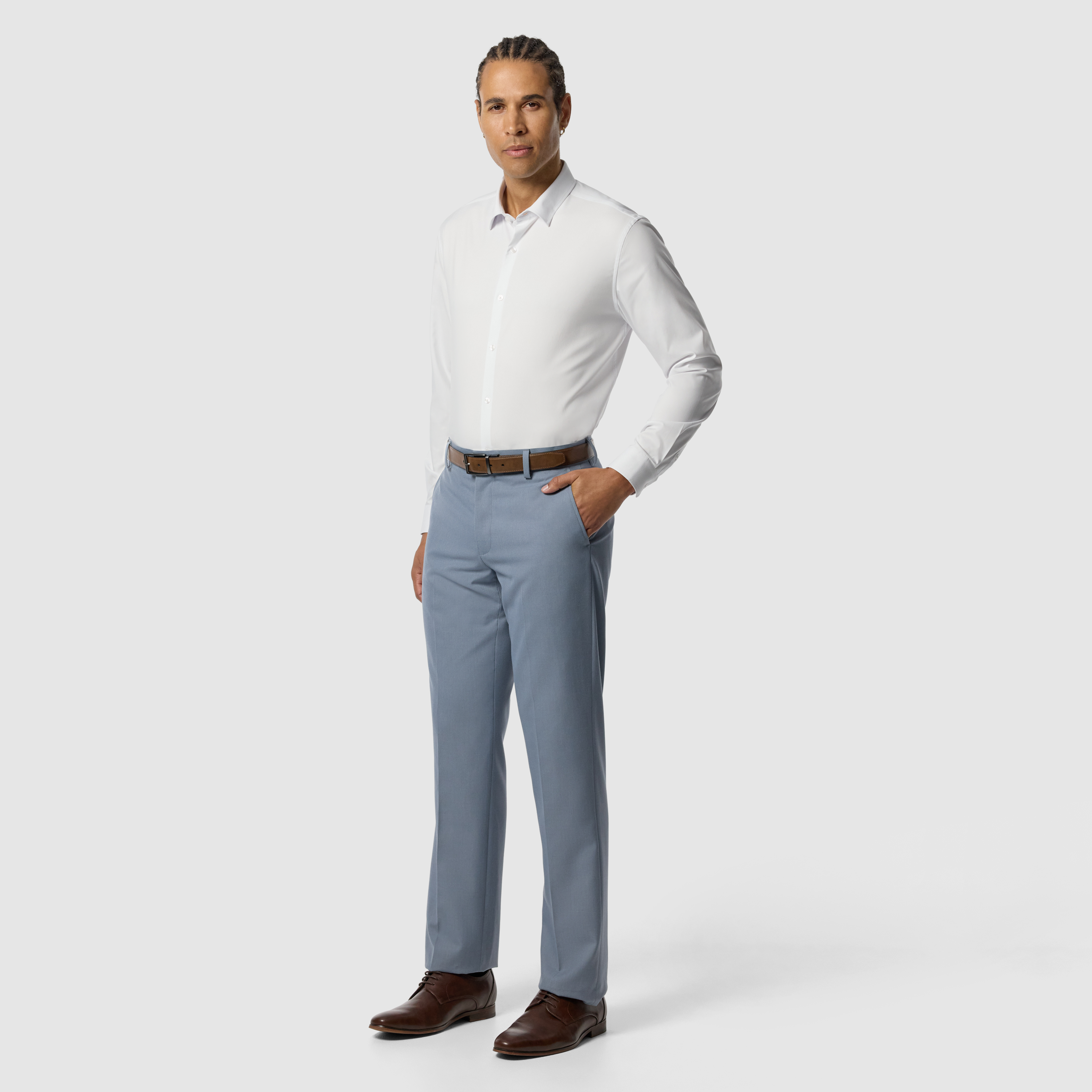 Blue Elm Classic Textured Stretch Dress Pant