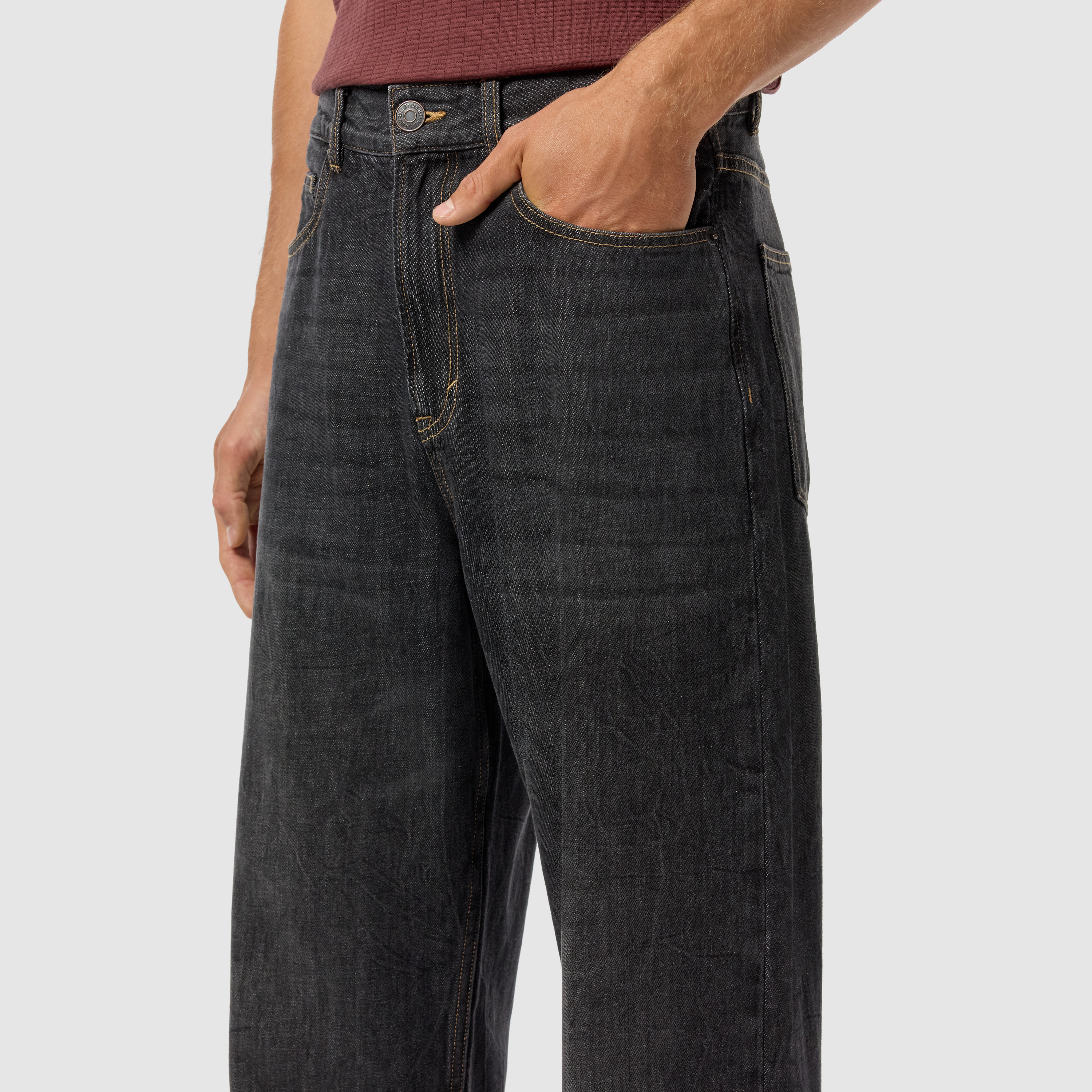 Washed Black Donnie Baggy Jean