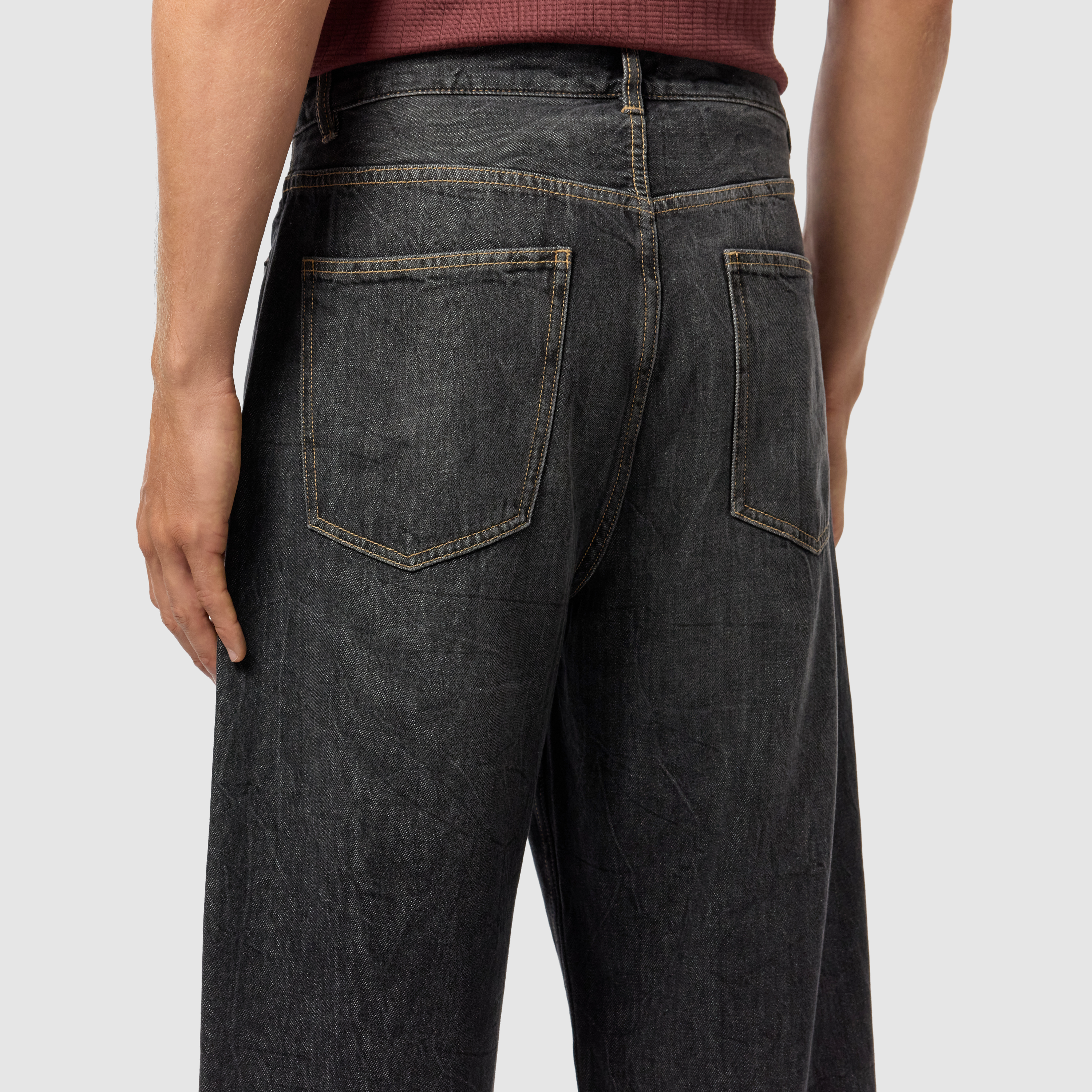 Washed Black Donnie Baggy Jean