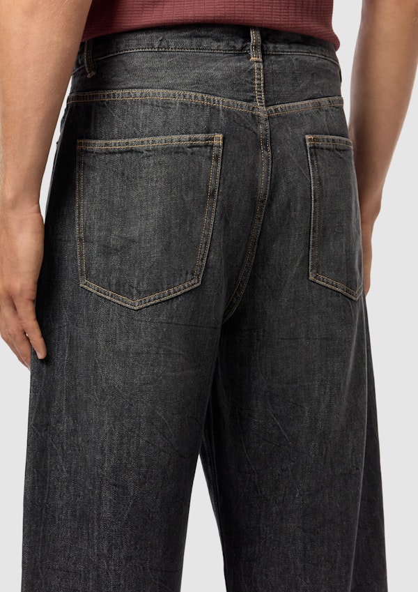 Washed Black Donnie Baggy Jean