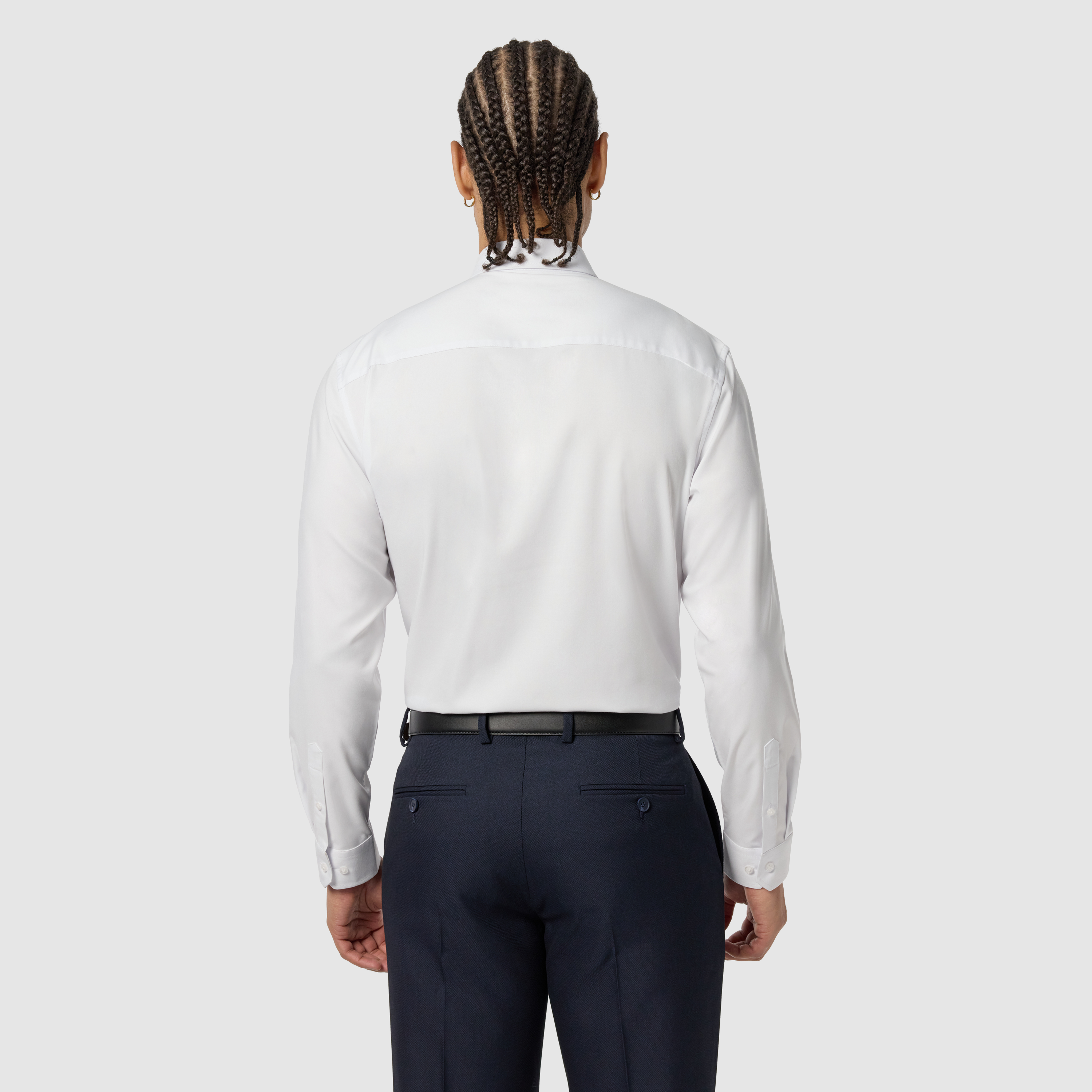 White Oslo Classic Stretch Dress Shirt