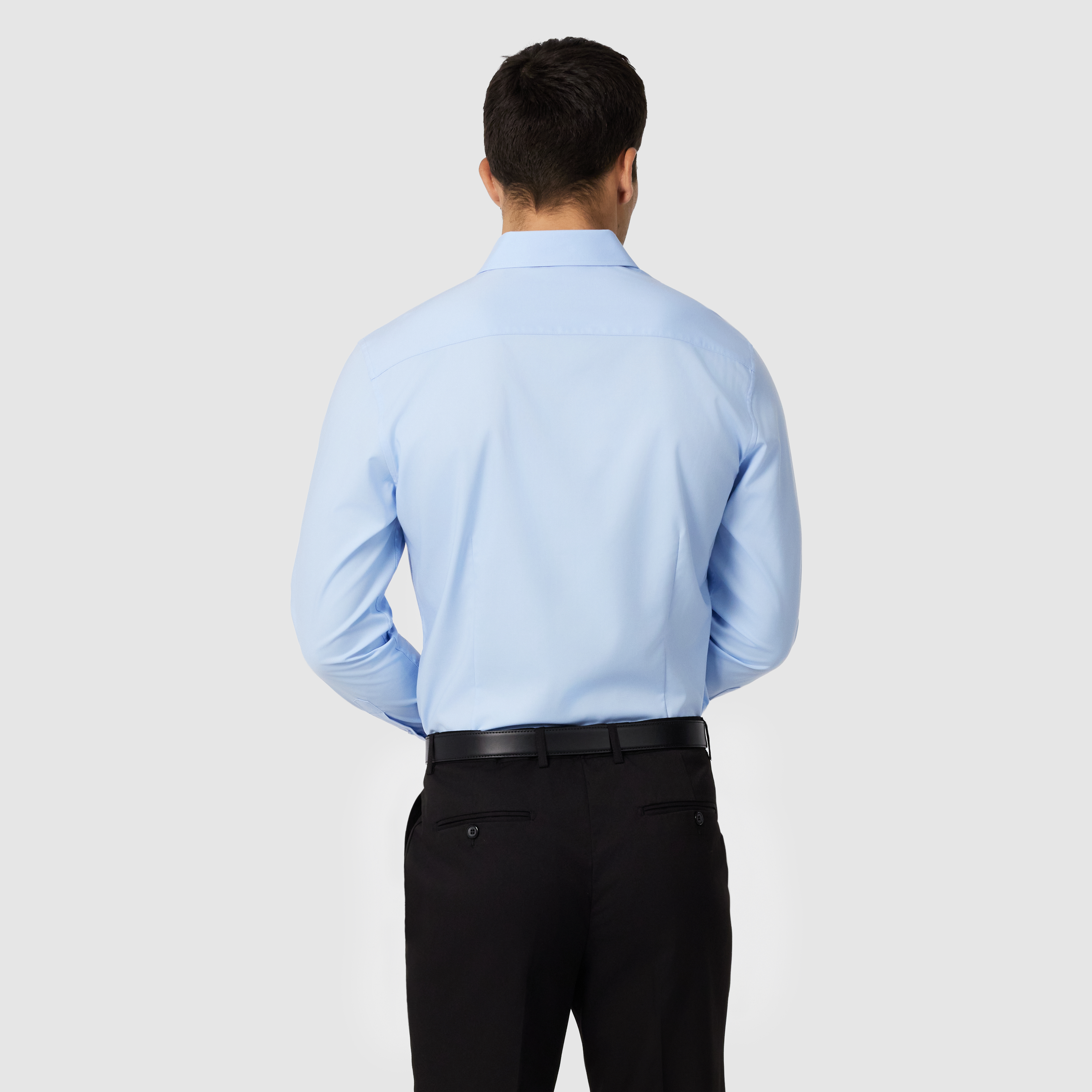 Light Blue Oslo Slim Stretch Dress Shirt