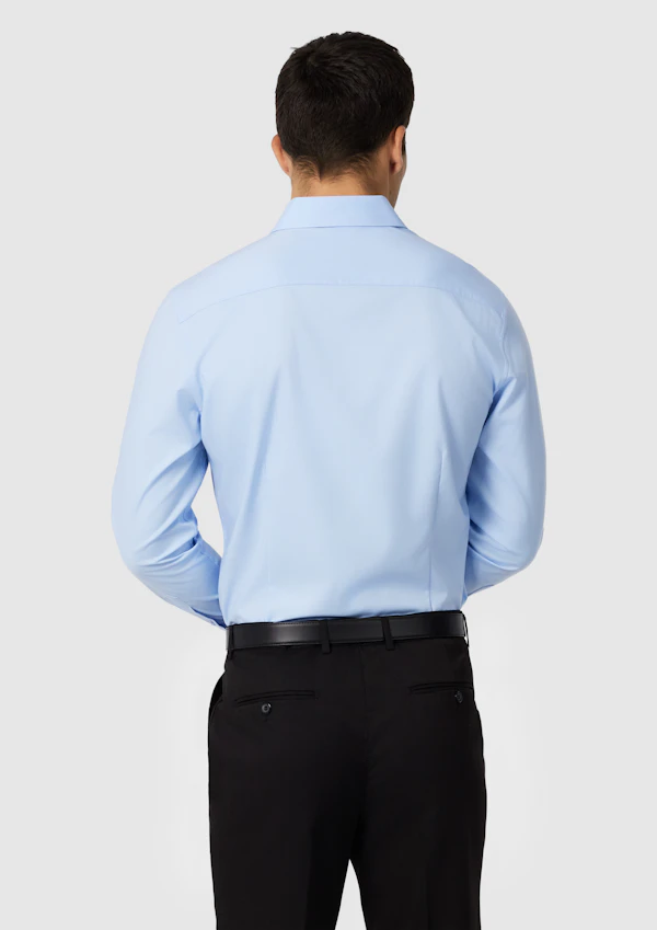 Light Blue Oslo Slim Stretch Dress Shirt