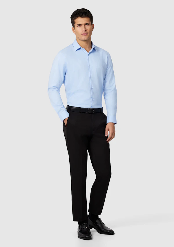 Light Blue Oslo Slim Stretch Dress Shirt