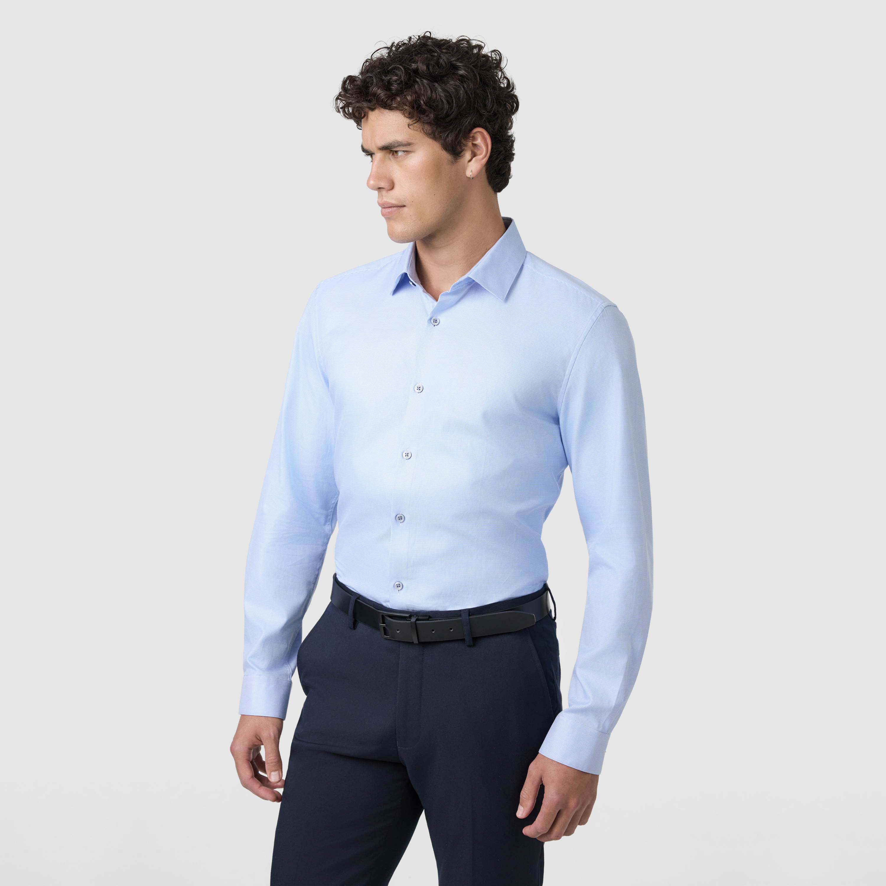 Light Blue Kennedy Slim Dress Shirt