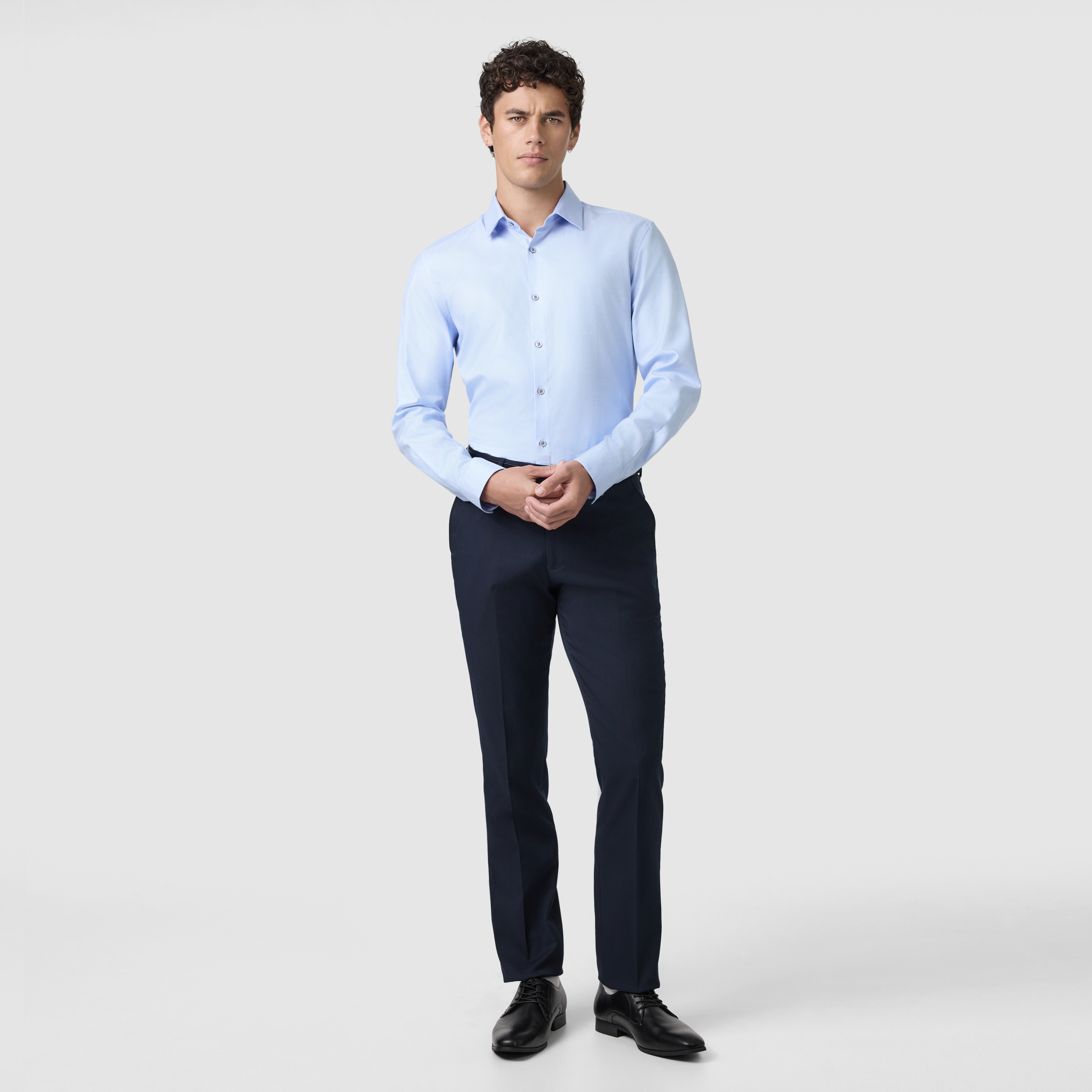 Light Blue Kennedy Slim Dress Shirt