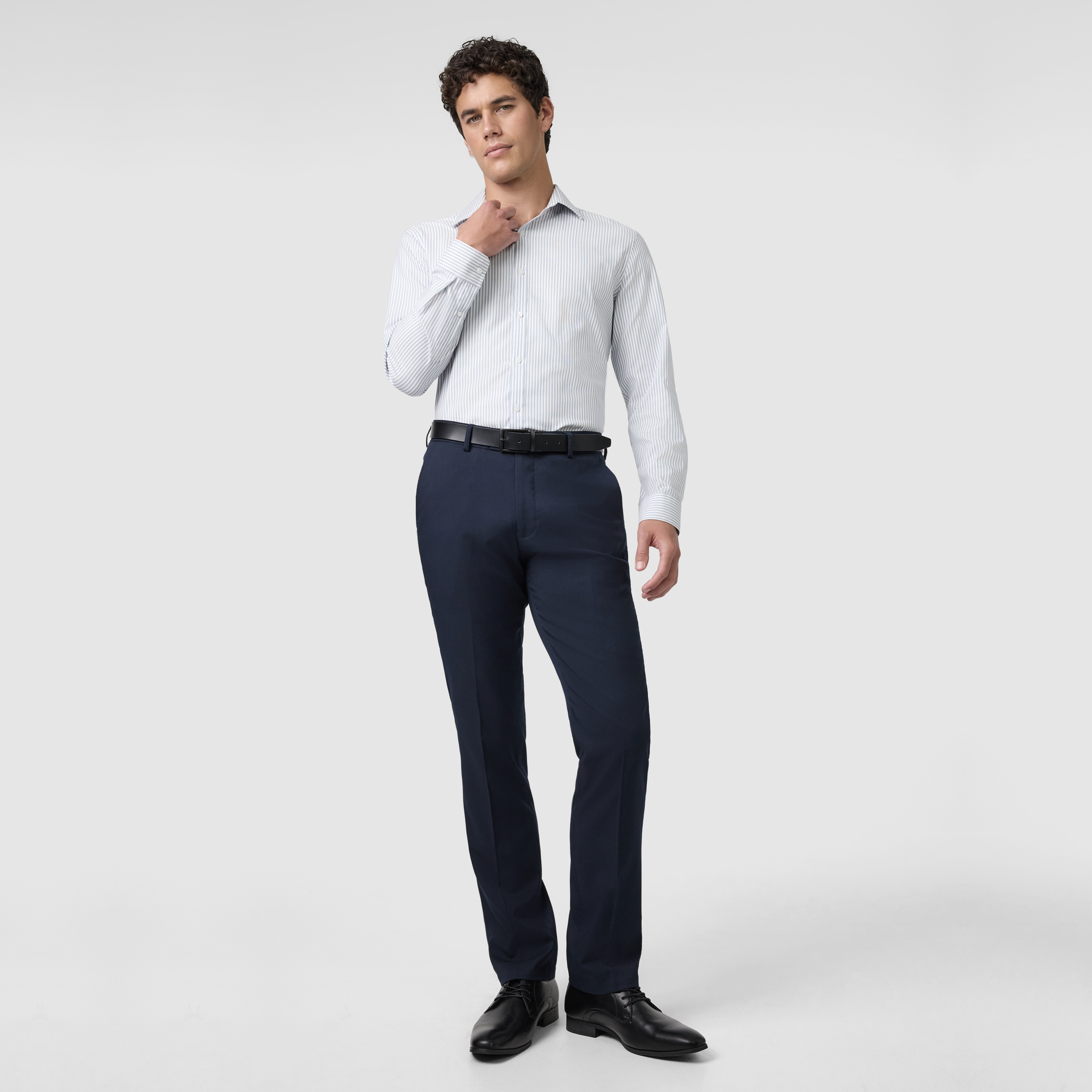 White London Slim Stripe Shirt