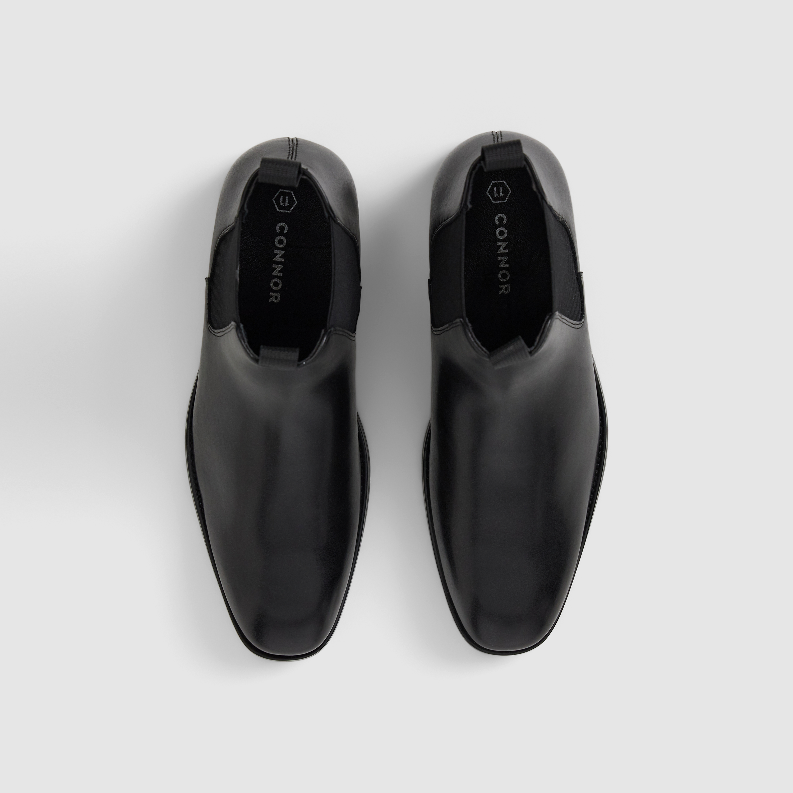 Black Epsom Slip On Boot