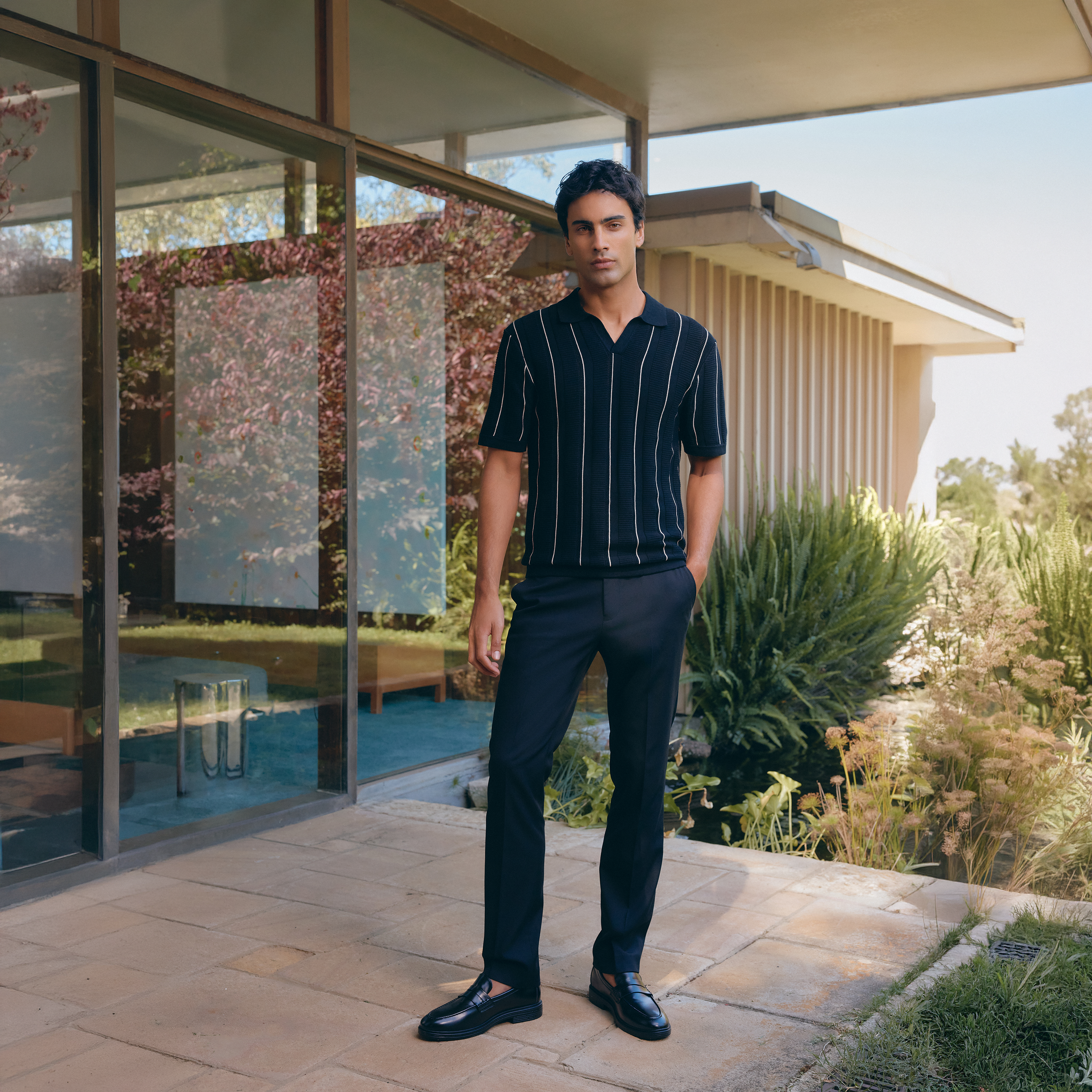 Barlow Relaxed Knit Polo