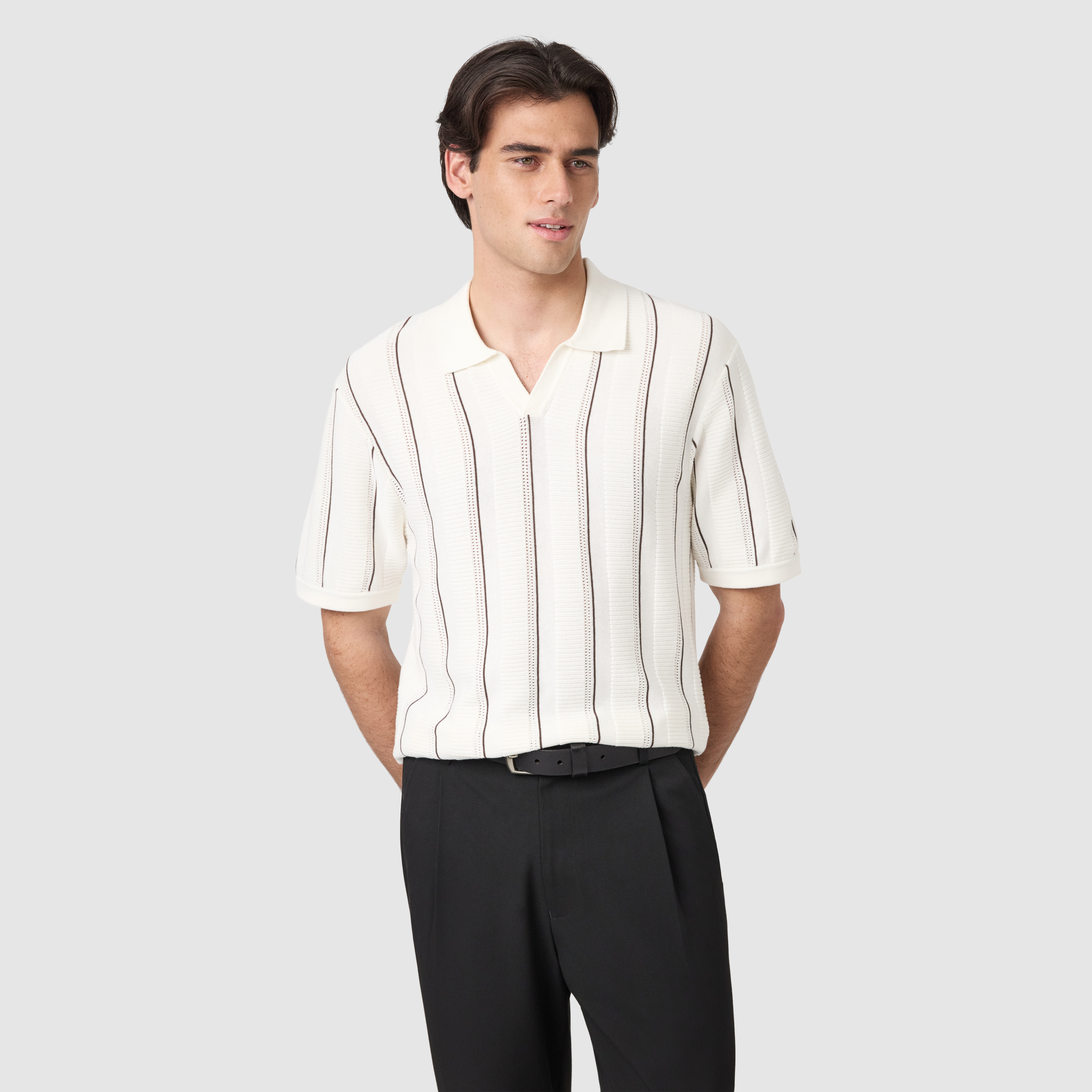 Barlow Relaxed Knit Polo