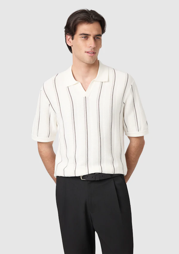Barlow Relaxed Knit Polo