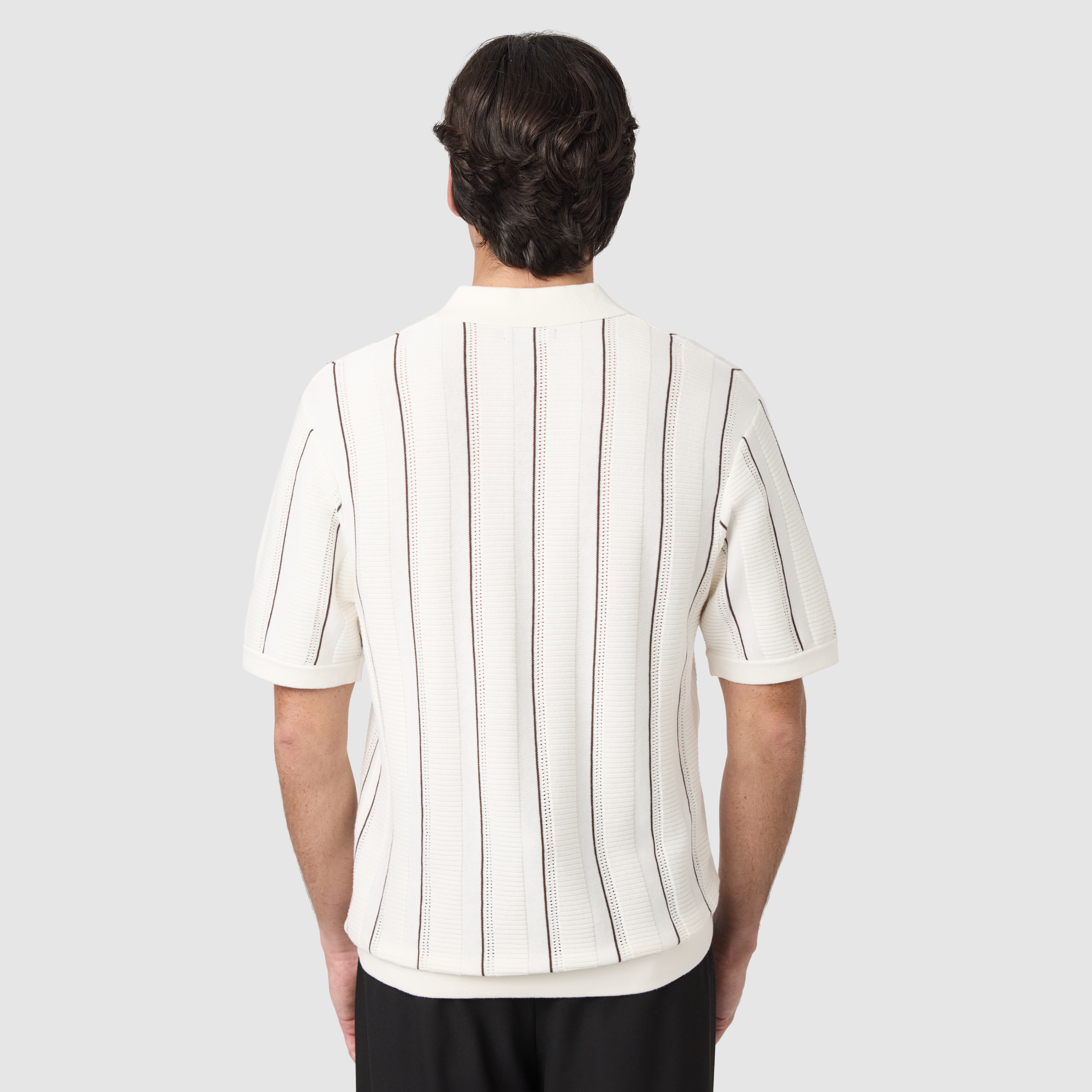 Off White Barlow Relaxed Knit Polo