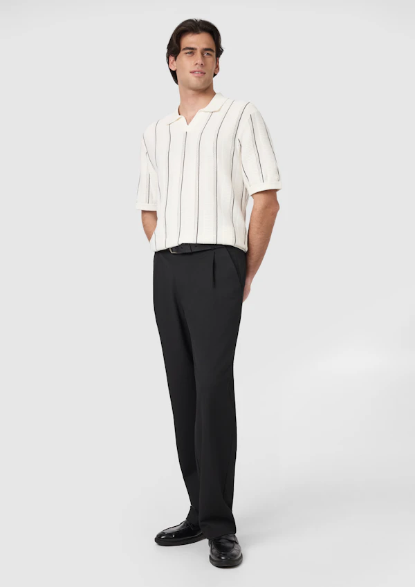 Off White Barlow Relaxed Knit Polo