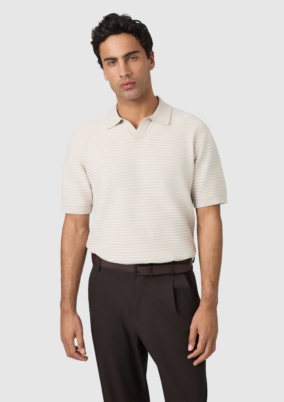 Ferris Relaxed Knit Polo