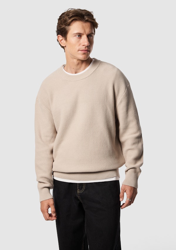 Sand Sharky Boxy Knit