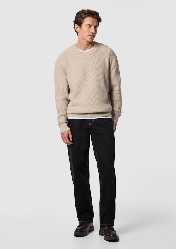 Sand Sharky Boxy Knit