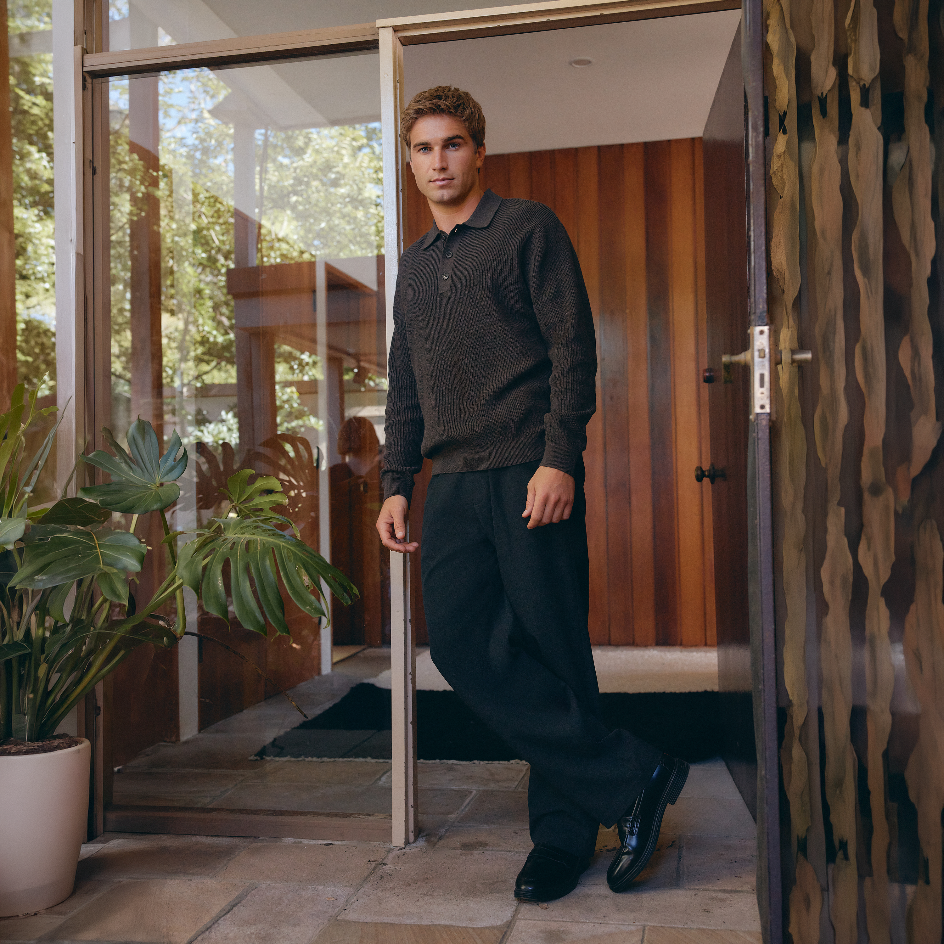 Sammy Cotton Relaxed Knit Polo