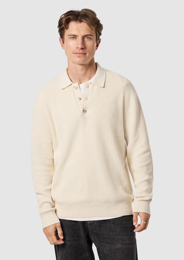 Sammy Ls Knit Polo