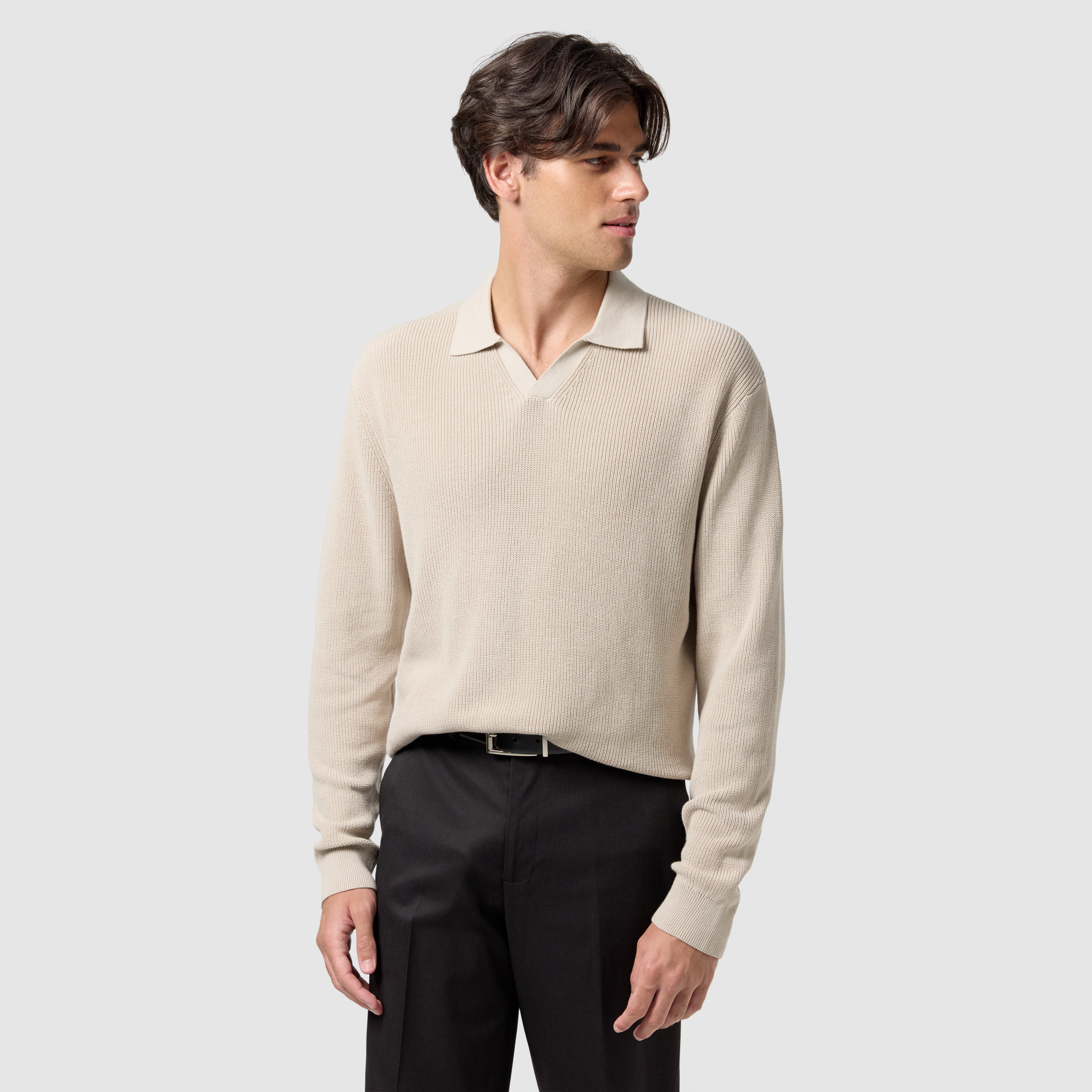 Ryker Cotton Relaxed Knit Polo