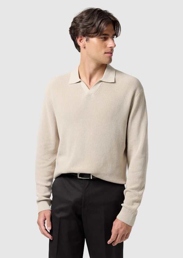 Ryker Cotton Relaxed Knit Polo